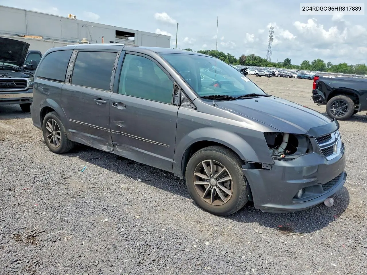 2017 Dodge Grand Caravan Sxt VIN: 2C4RDGCG6HR817889 Lot: 61592936