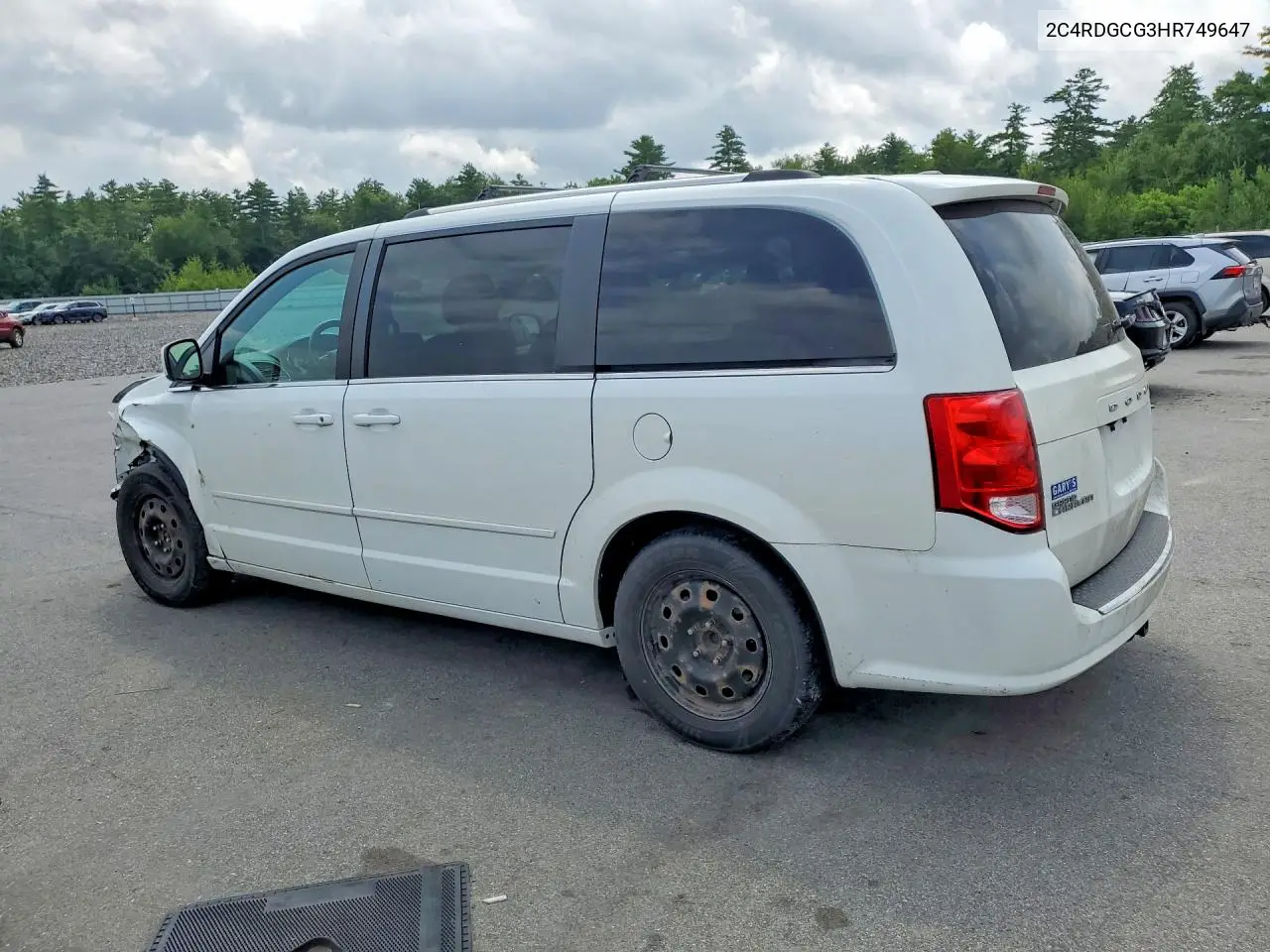 2017 Dodge Grand Caravan Sxt VIN: 2C4RDGCG3HR749647 Lot: 61743706