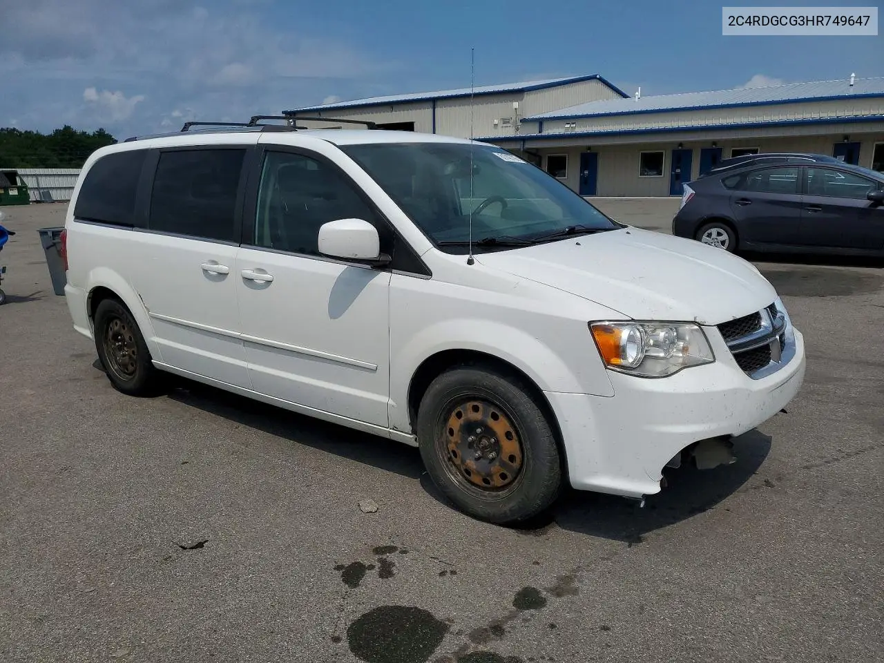 2017 Dodge Grand Caravan Sxt VIN: 2C4RDGCG3HR749647 Lot: 61743706