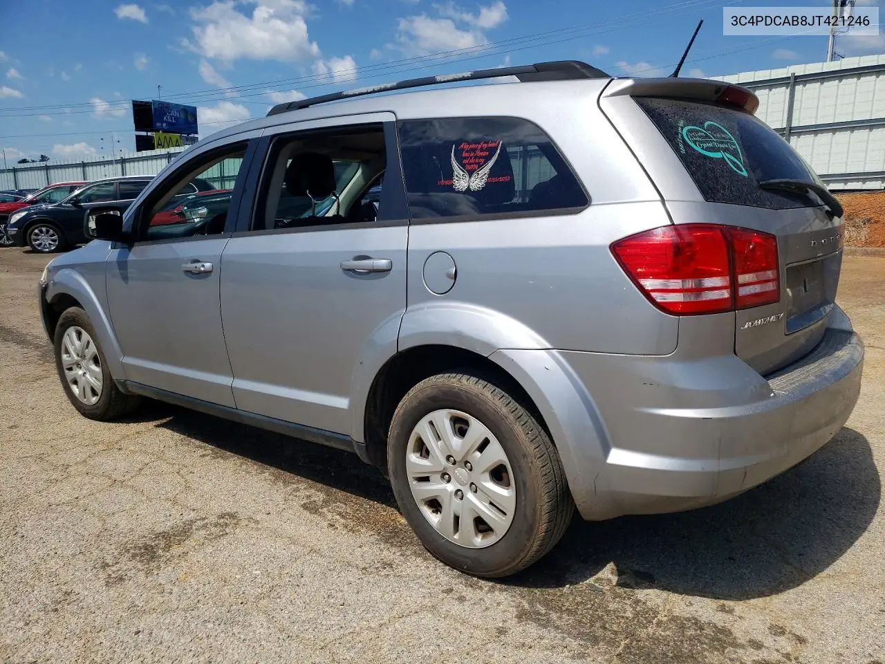 2018 Dodge Journey Se VIN: 3C4PDCAB8JT421246 Lot: 56749136