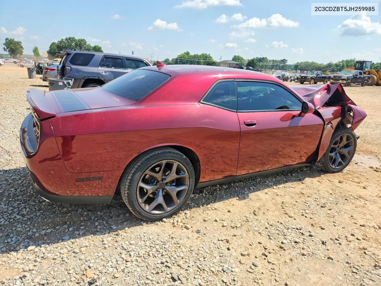 2018 Dodge Challenger R VIN: 2C3CDZBT5JH259985 Lot: 56879786