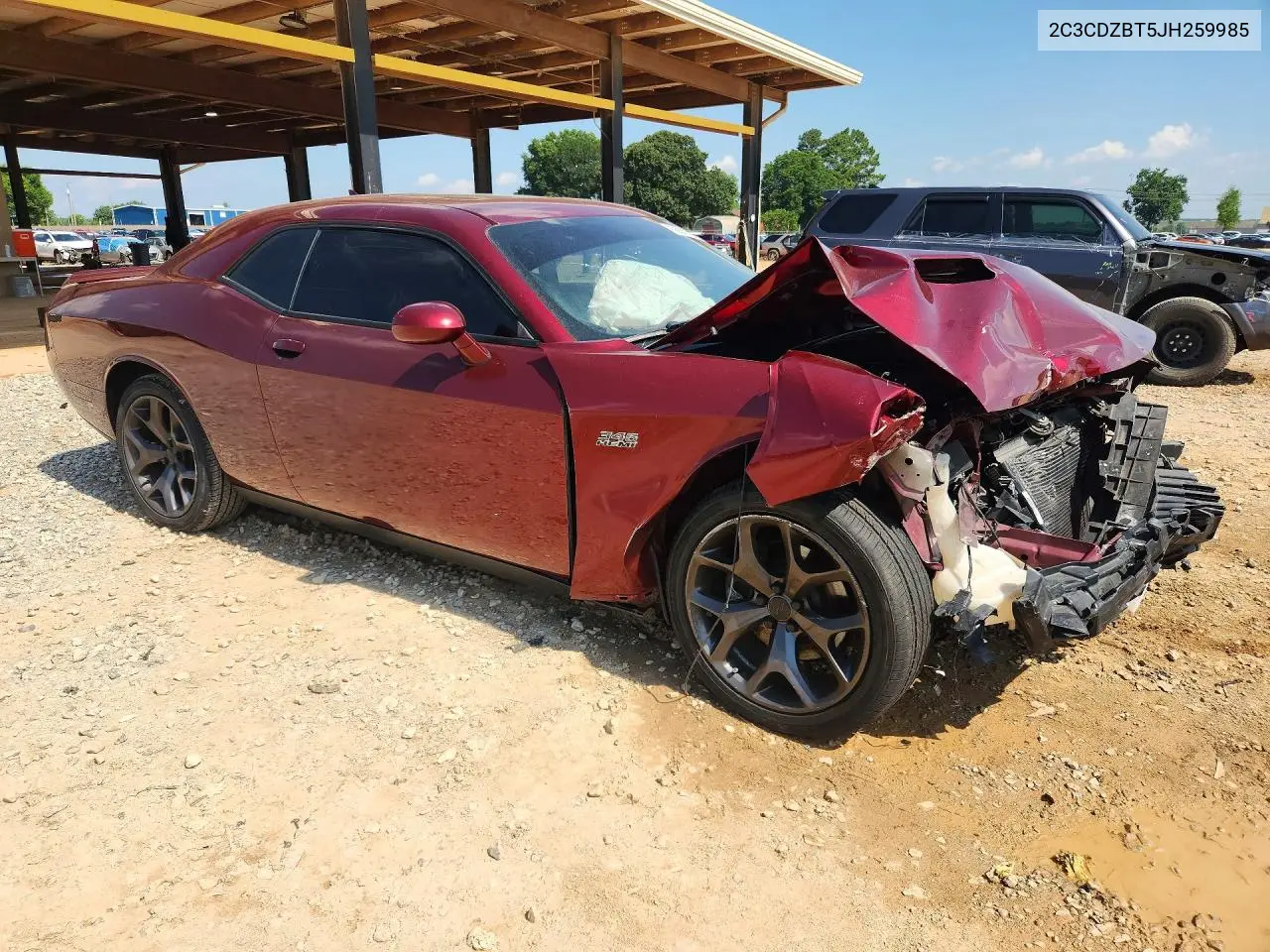 2018 Dodge Challenger R VIN: 2C3CDZBT5JH259985 Lot: 56879786