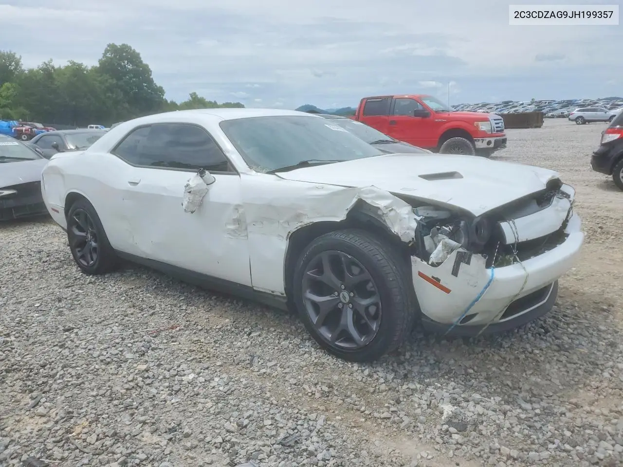 2018 Dodge Challenger Sxt VIN: 2C3CDZAG9JH199357 Lot: 57644206