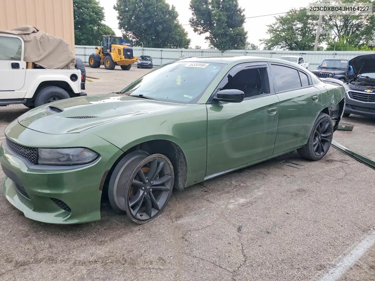 2018 Dodge Charger Sxt VIN: 2C3CDXBG4JH164227 Lot: 58530996