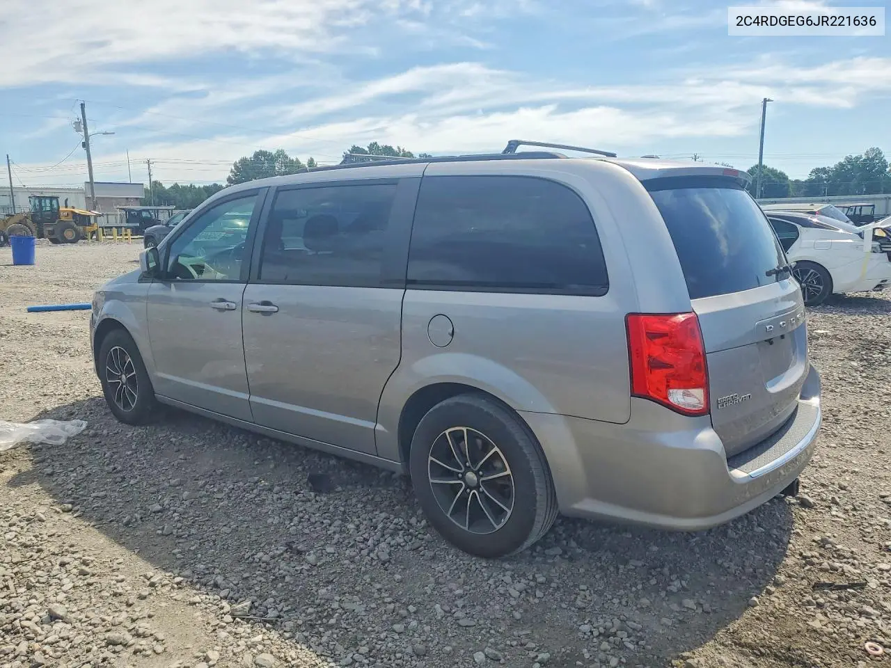 2018 Dodge Grand Caravan Gt VIN: 2C4RDGEG6JR221636 Lot: 58554566