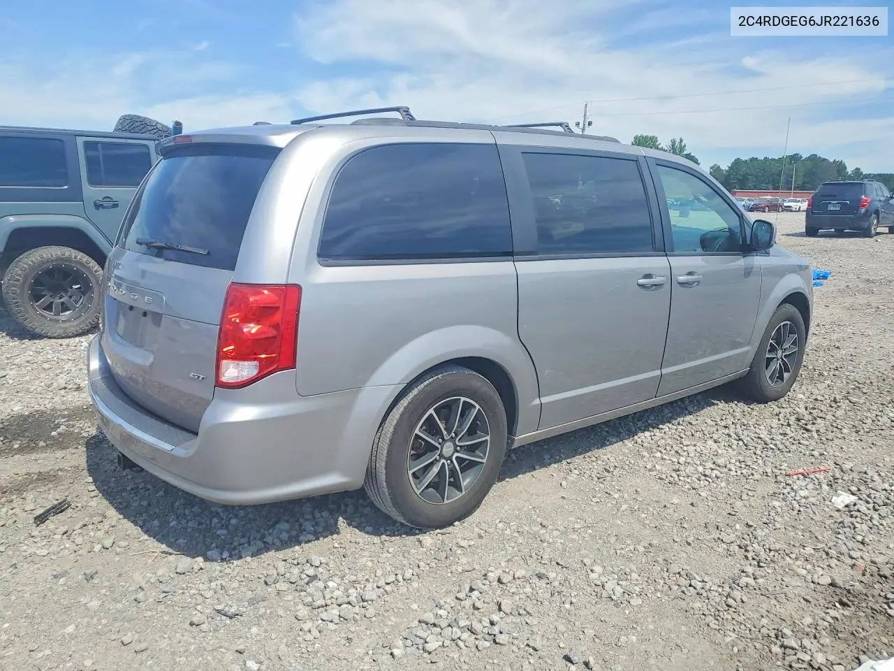 2018 Dodge Grand Caravan Gt VIN: 2C4RDGEG6JR221636 Lot: 58554566