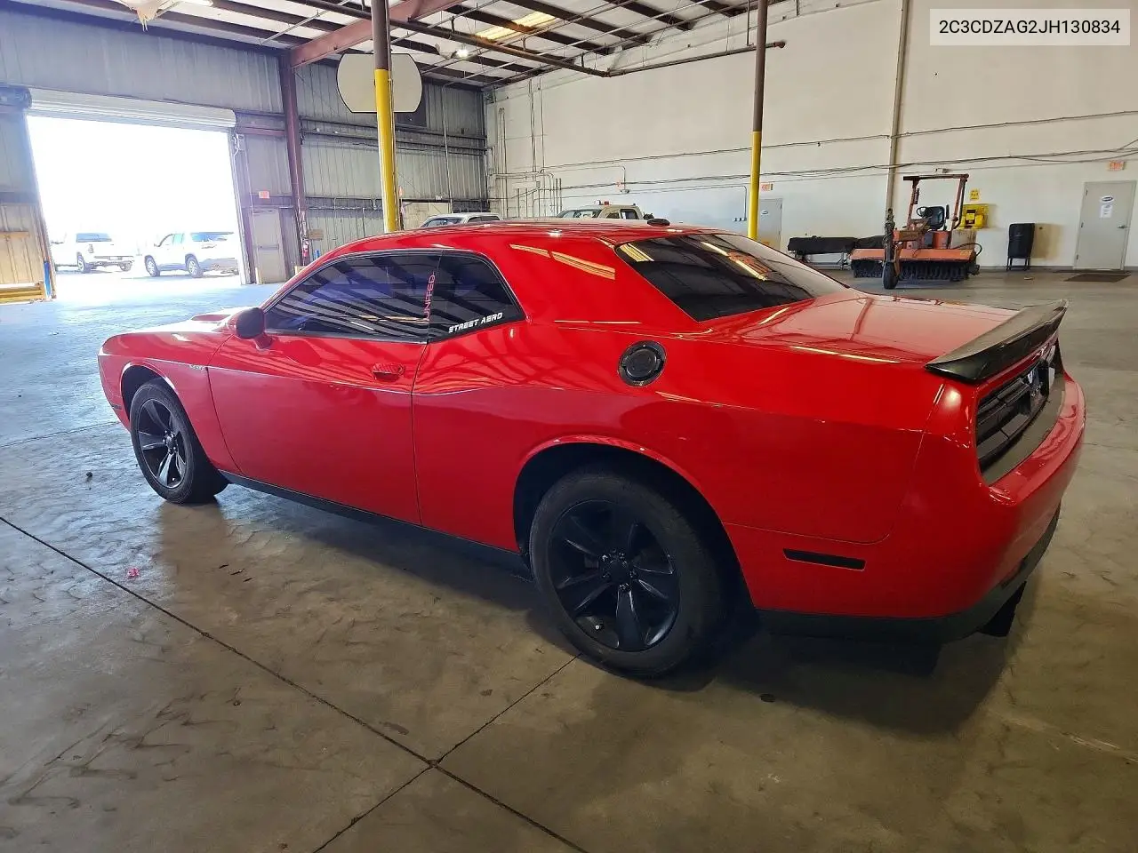 2018 Dodge Challenger Sxt VIN: 2C3CDZAG2JH130834 Lot: 58566786