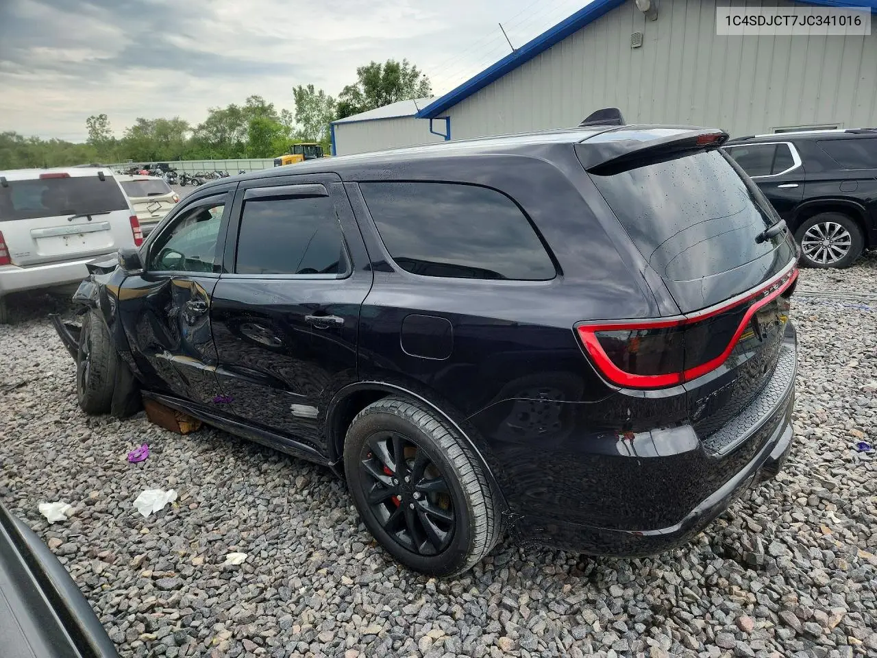 2018 Dodge Durango R/T VIN: 1C4SDJCT7JC341016 Lot: 58584826