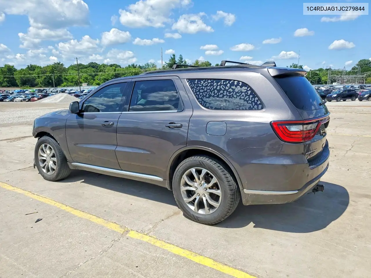2018 Dodge Durango Sxt VIN: 1C4RDJAG1JC279844 Lot: 58589606