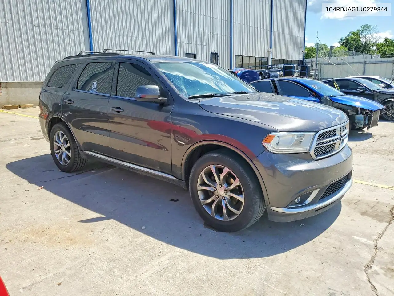 2018 Dodge Durango Sxt VIN: 1C4RDJAG1JC279844 Lot: 58589606