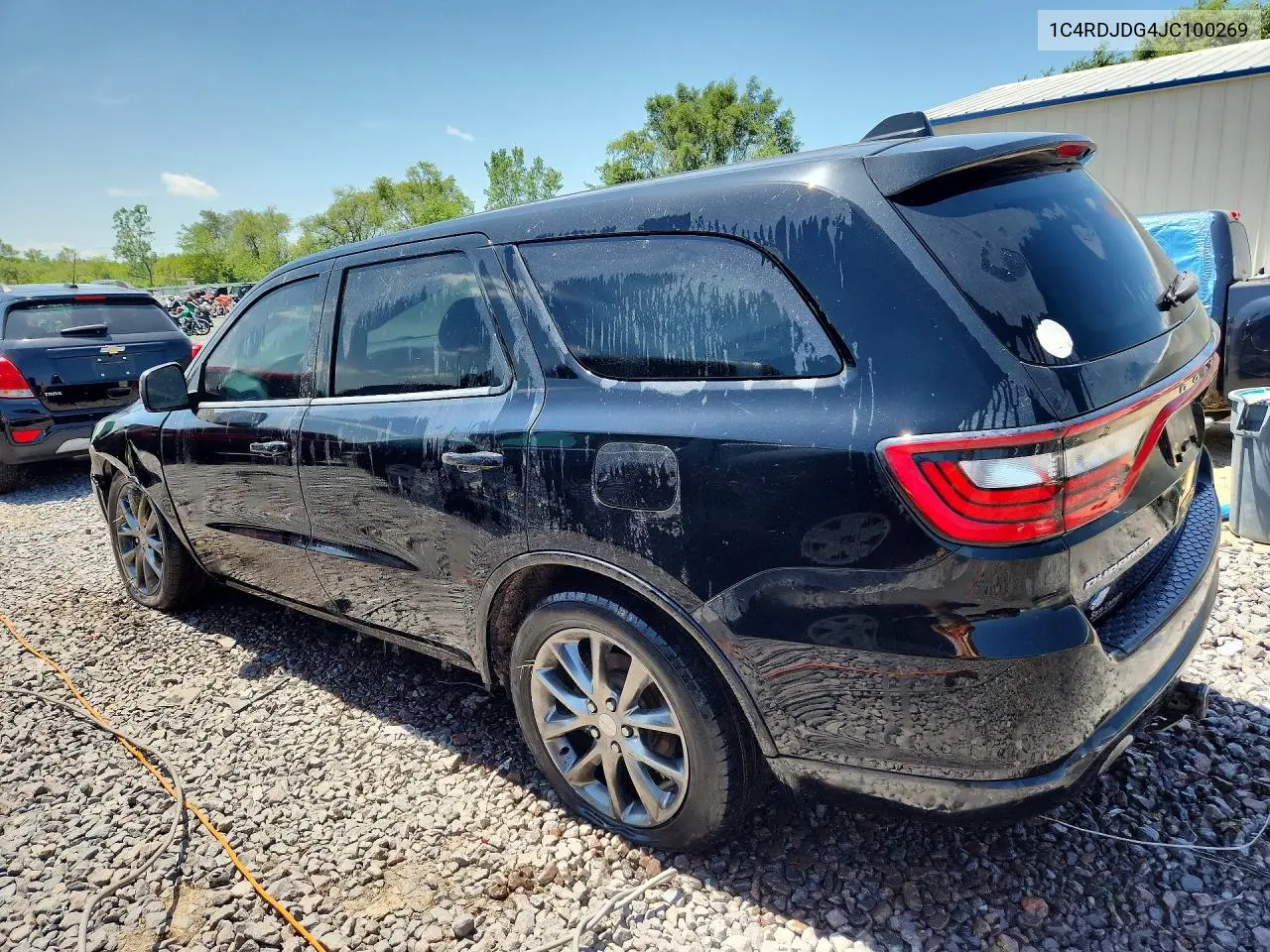 2018 Dodge Durango Gt VIN: 1C4RDJDG4JC100269 Lot: 59553846