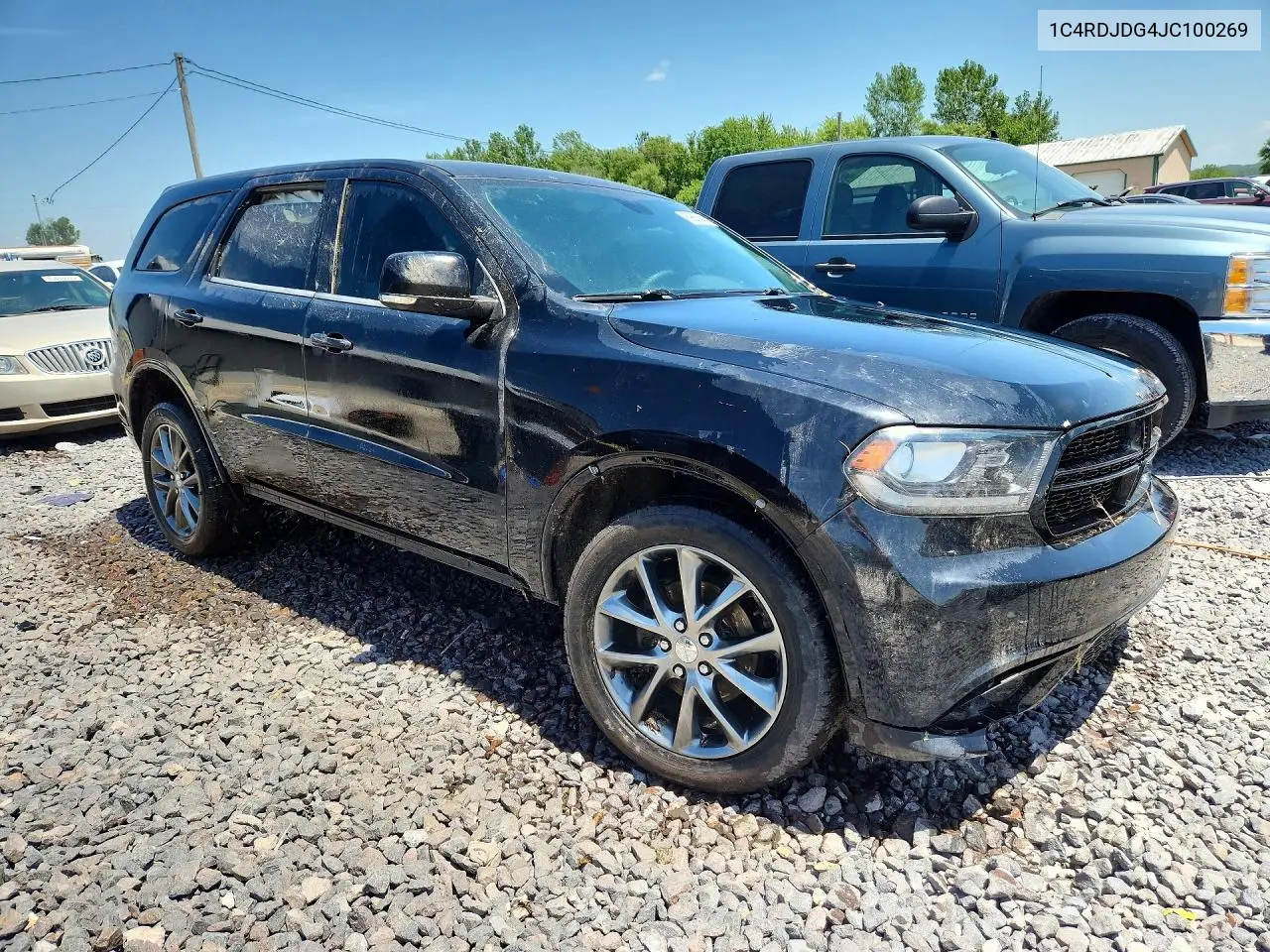 2018 Dodge Durango Gt VIN: 1C4RDJDG4JC100269 Lot: 59553846