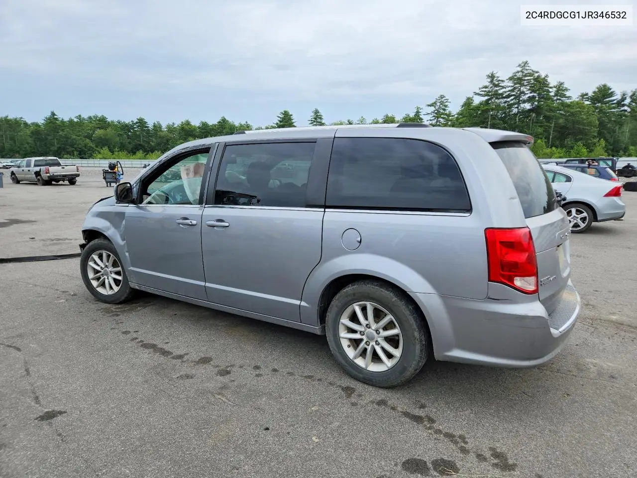 2018 Dodge Grand Caravan Sxt VIN: 2C4RDGCG1JR346532 Lot: 61550176