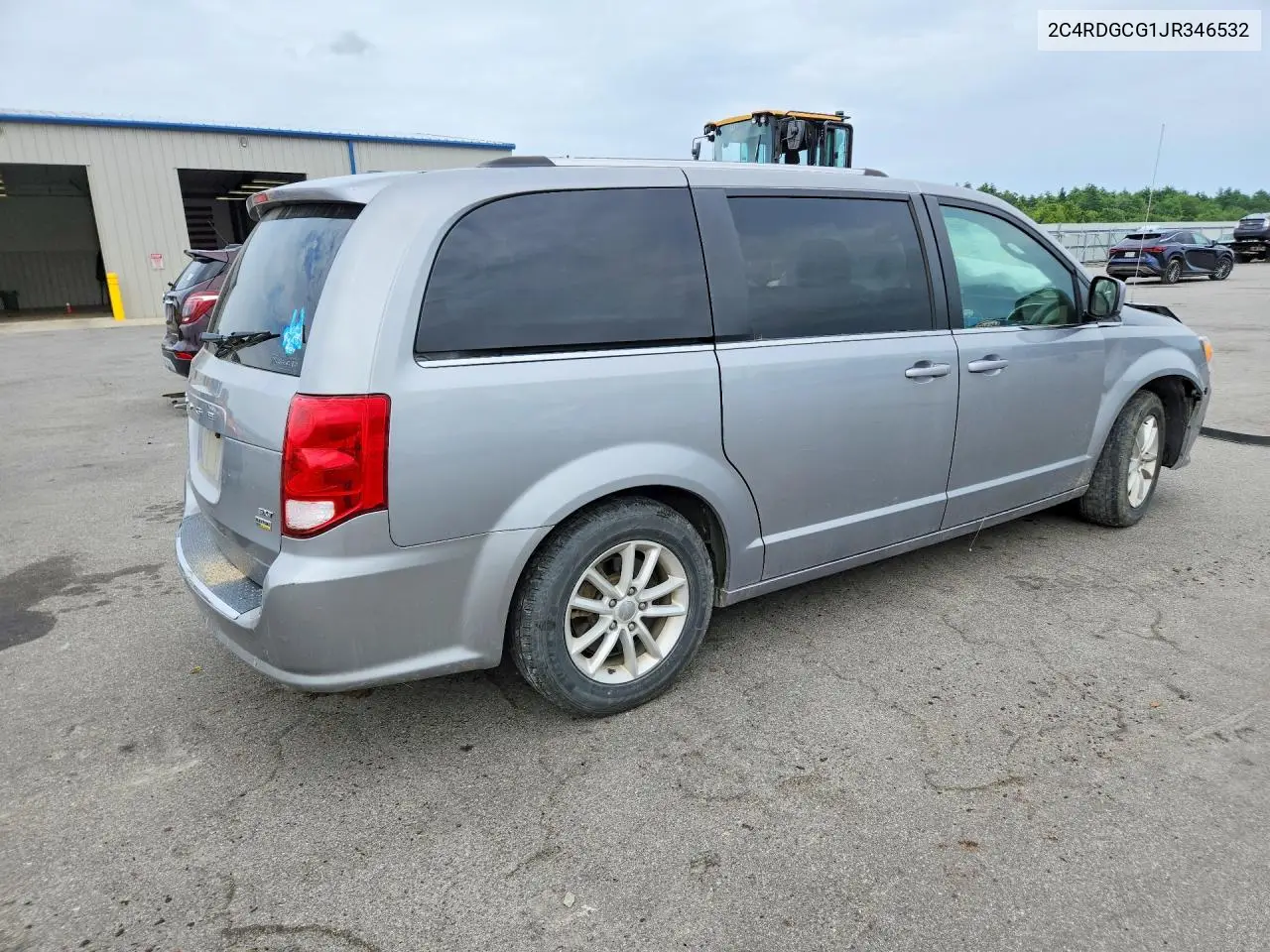2018 Dodge Grand Caravan Sxt VIN: 2C4RDGCG1JR346532 Lot: 61550176