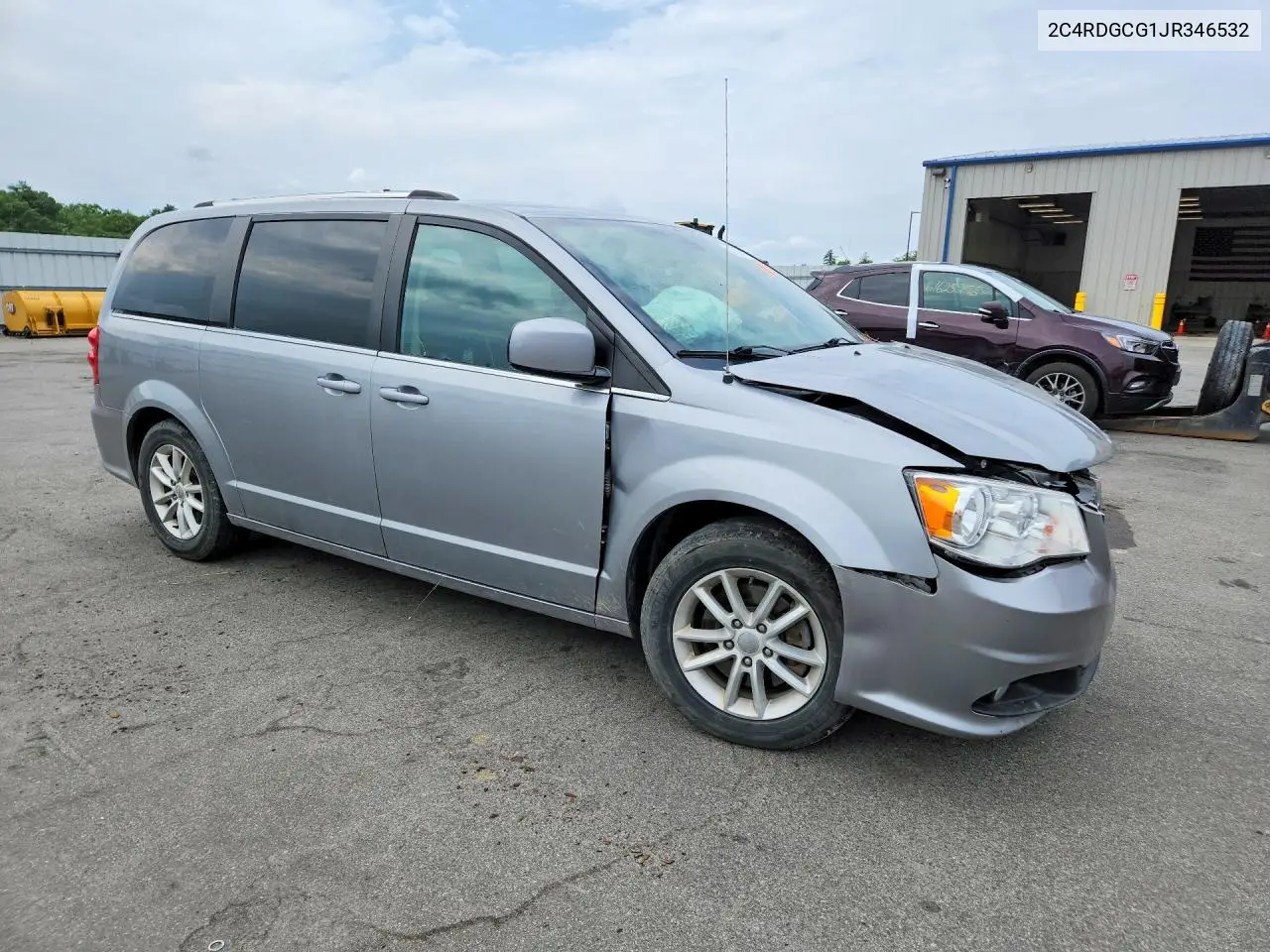 2018 Dodge Grand Caravan Sxt VIN: 2C4RDGCG1JR346532 Lot: 61550176
