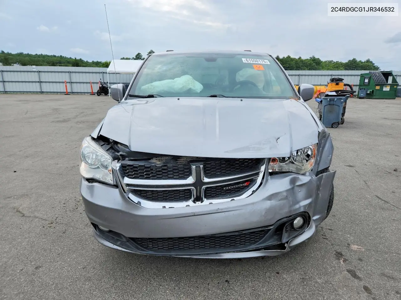 2018 Dodge Grand Caravan Sxt VIN: 2C4RDGCG1JR346532 Lot: 61550176