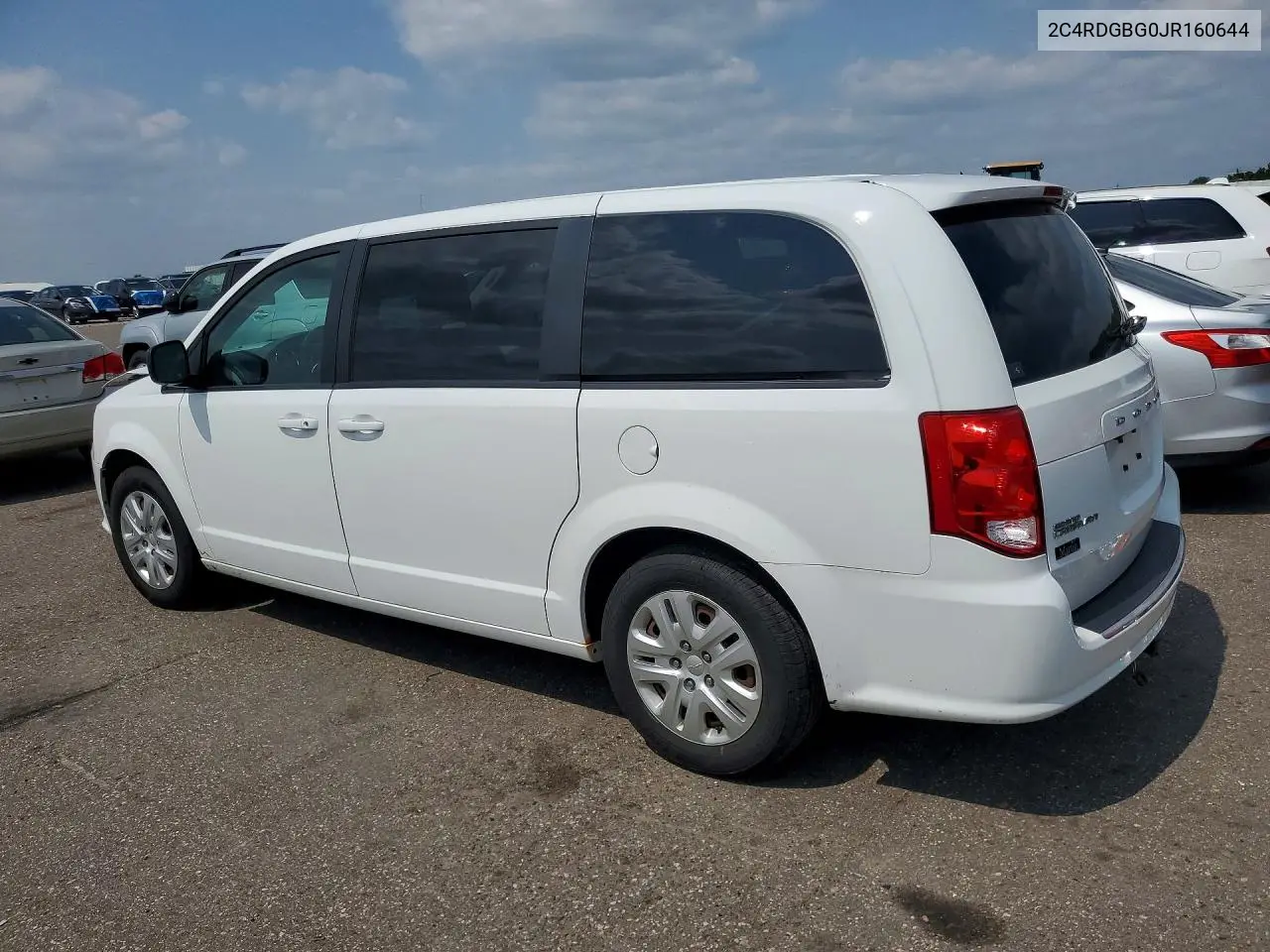 2018 Dodge Grand Caravan Se VIN: 2C4RDGBG0JR160644 Lot: 61763616