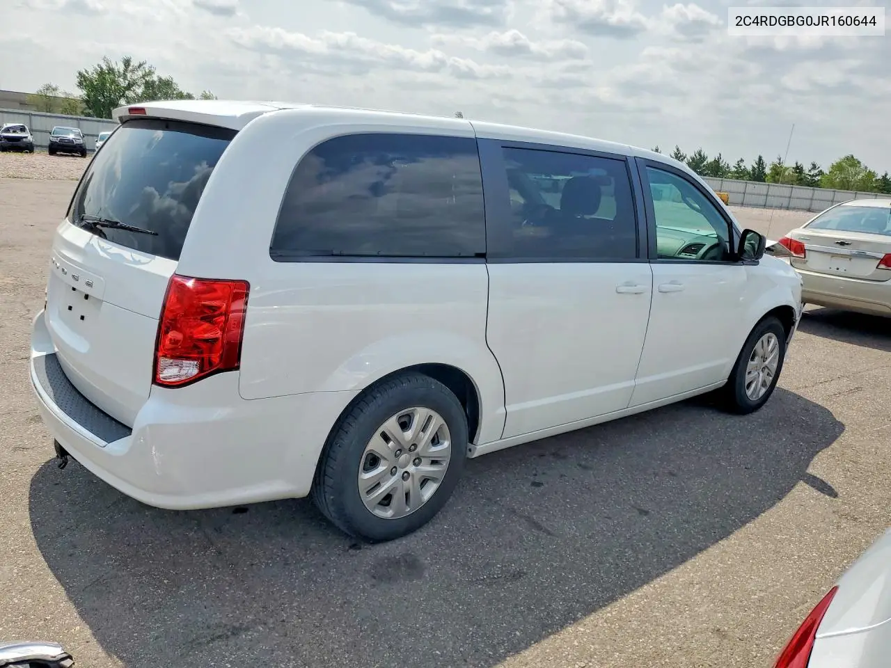 2018 Dodge Grand Caravan Se VIN: 2C4RDGBG0JR160644 Lot: 61763616