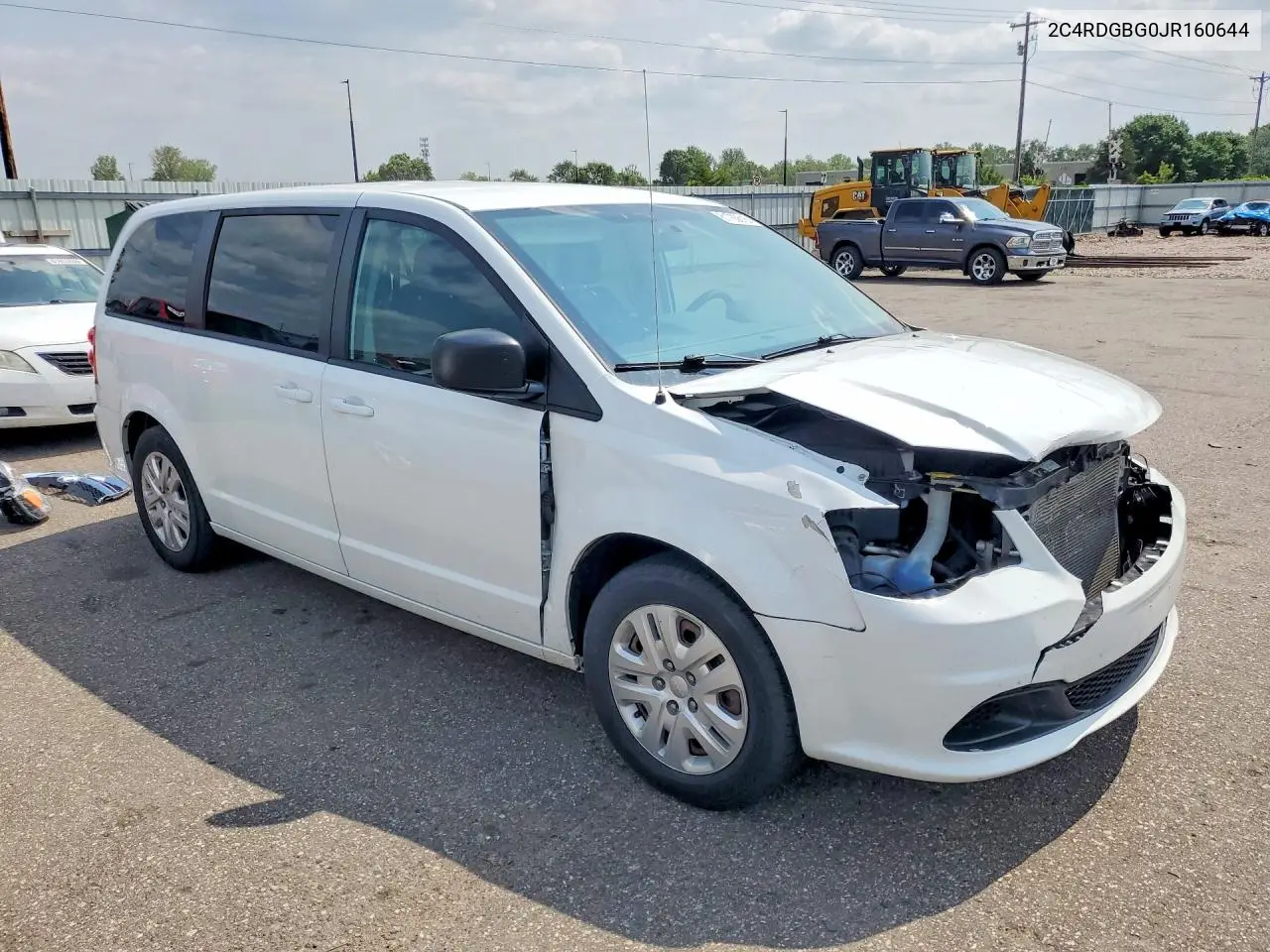 2018 Dodge Grand Caravan Se VIN: 2C4RDGBG0JR160644 Lot: 61763616