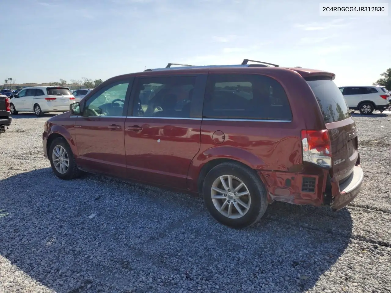 2018 Dodge Grand Caravan Sxt VIN: 2C4RDGCG4JR312830 Lot: 61978616
