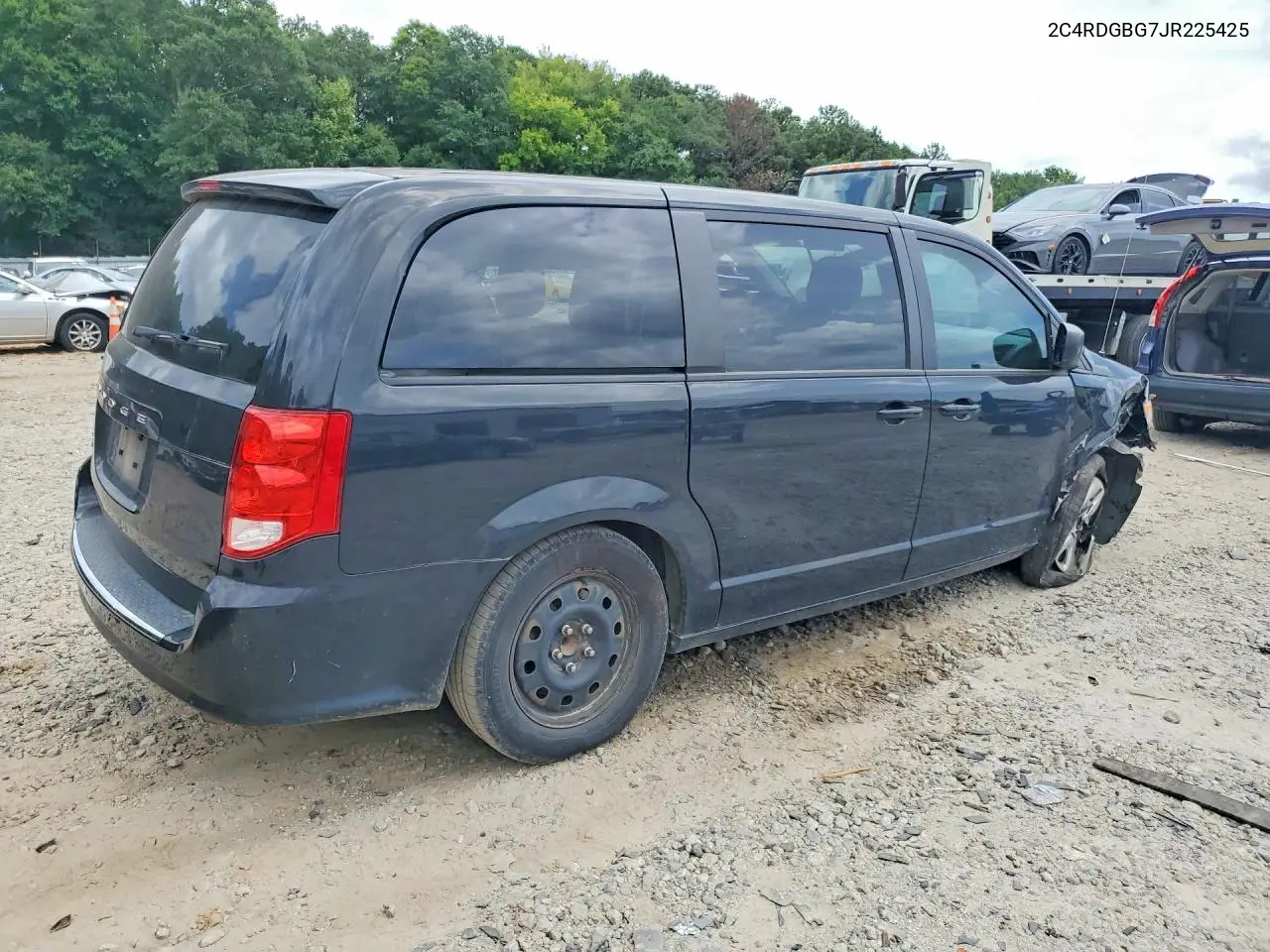 2018 Dodge Grand Caravan Se VIN: 2C4RDGBG7JR225425 Lot: 62077596
