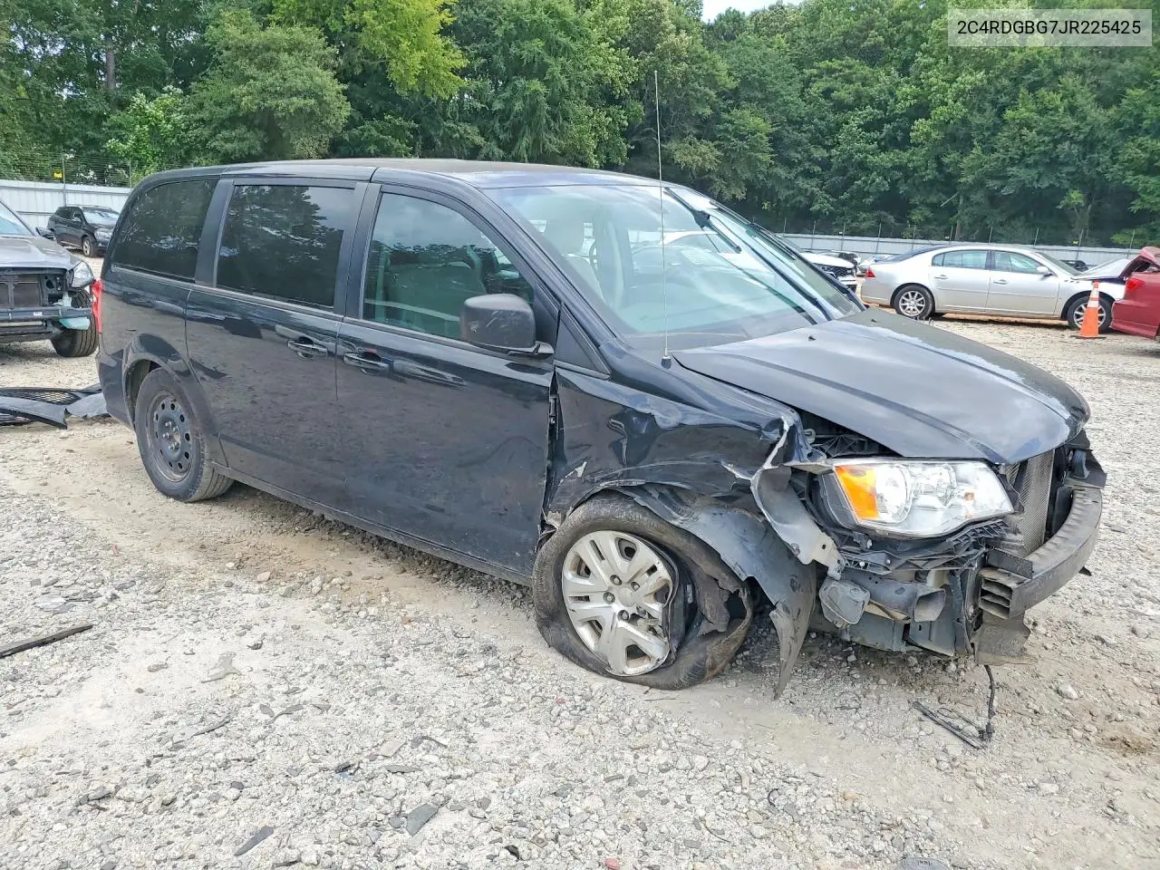 2018 Dodge Grand Caravan Se VIN: 2C4RDGBG7JR225425 Lot: 62077596