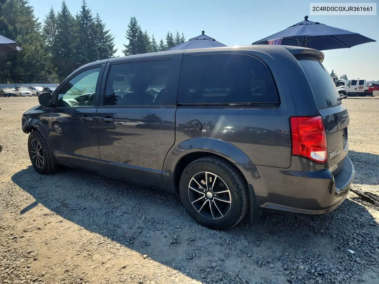 2018 Dodge Grand Caravan Sxt VIN: 2C4RDGCGXJR361661 Lot: 62103196