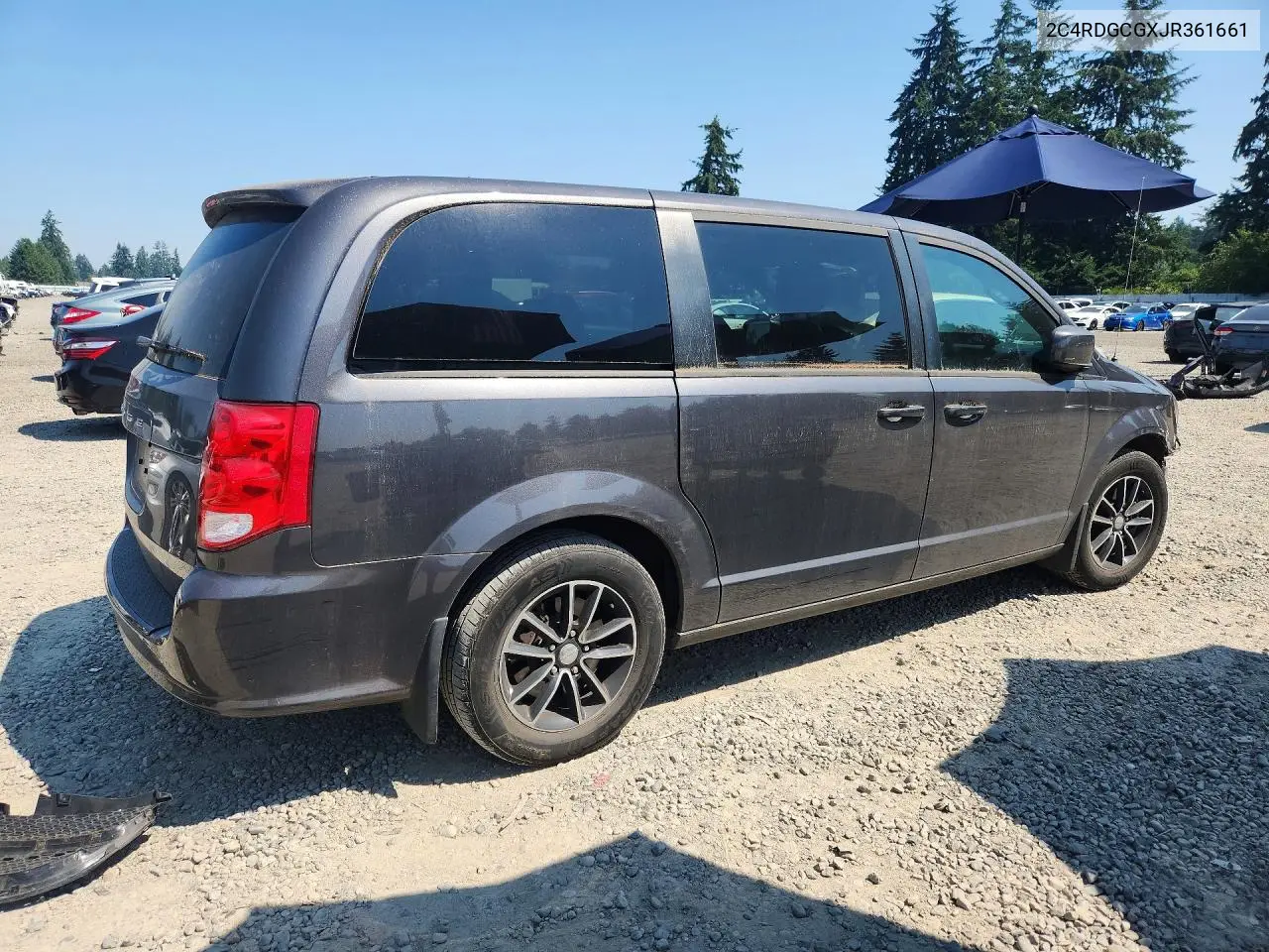 2018 Dodge Grand Caravan Sxt VIN: 2C4RDGCGXJR361661 Lot: 62103196