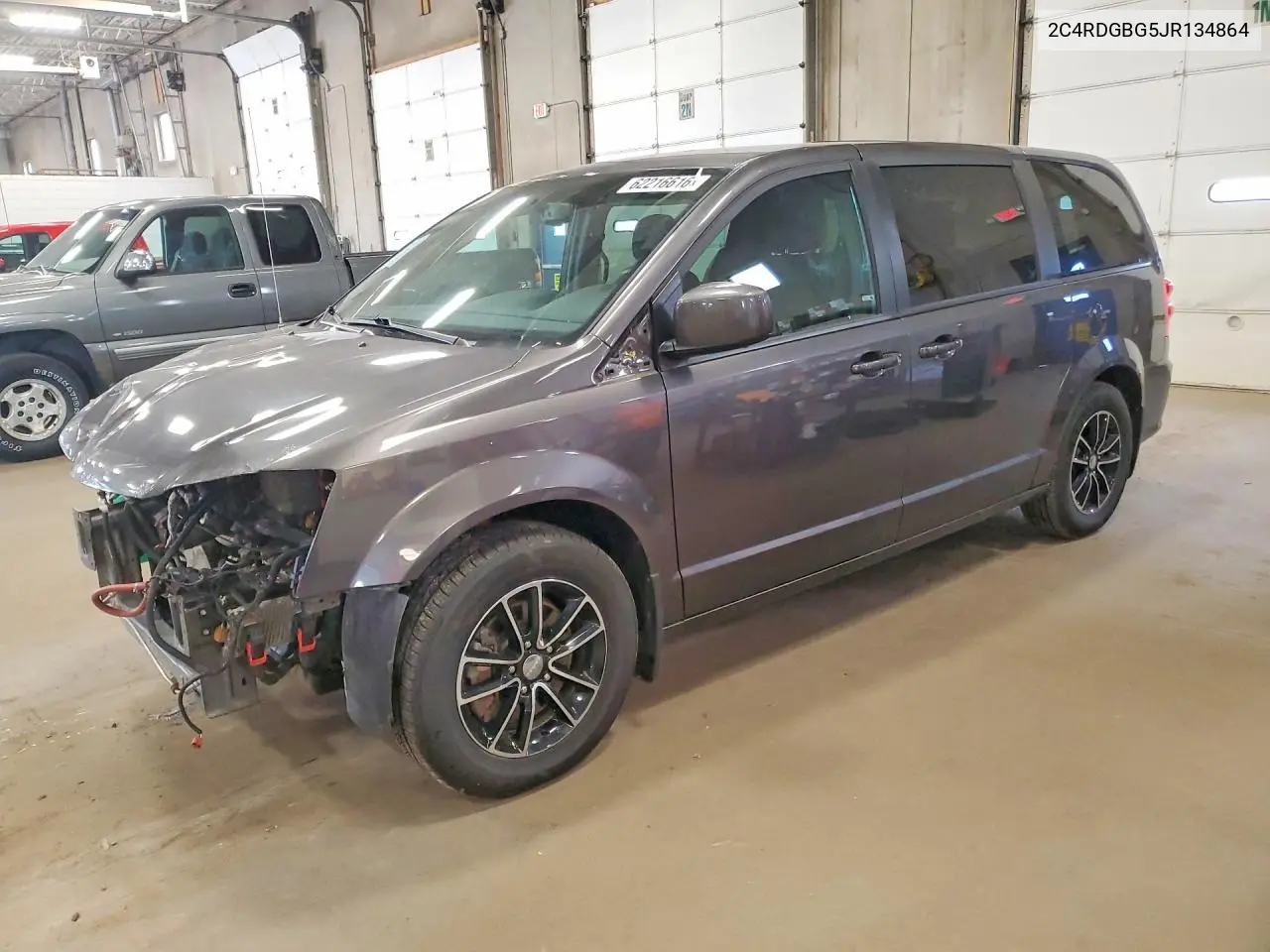 2018 Dodge Grand Caravan Se VIN: 2C4RDGBG5JR134864 Lot: 62216616