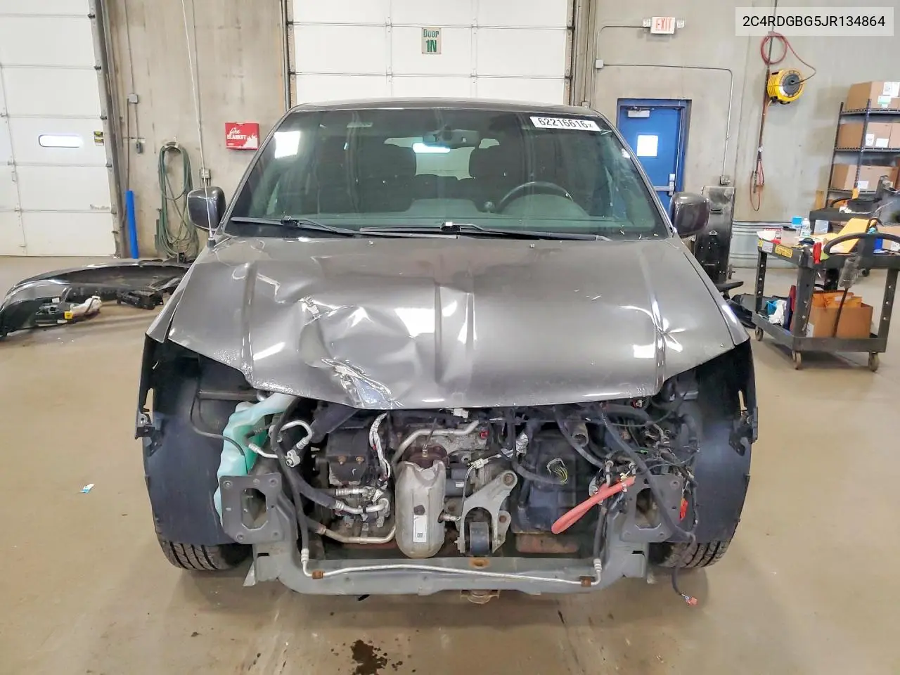 2018 Dodge Grand Caravan Se VIN: 2C4RDGBG5JR134864 Lot: 62216616