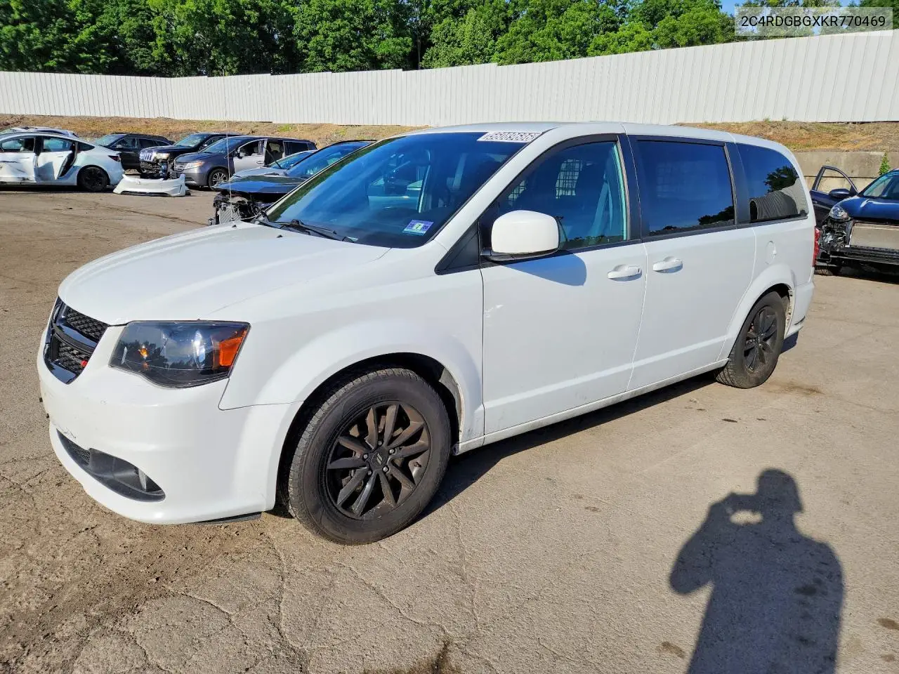 2019 Dodge Grand Caravan Se VIN: 2C4RDGBGXKR770469 Lot: 56089686