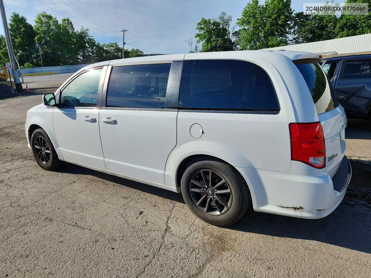 2019 Dodge Grand Caravan Se VIN: 2C4RDGBGXKR770469 Lot: 56089686