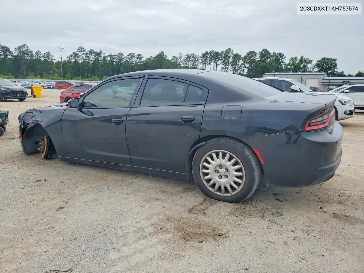 2019 Dodge Charger Police VIN: 2C3CDXKT1KH757574 Lot: 57558756
