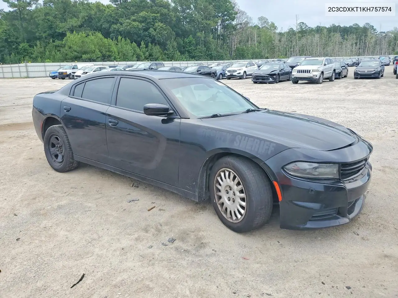2019 Dodge Charger Police VIN: 2C3CDXKT1KH757574 Lot: 57558756