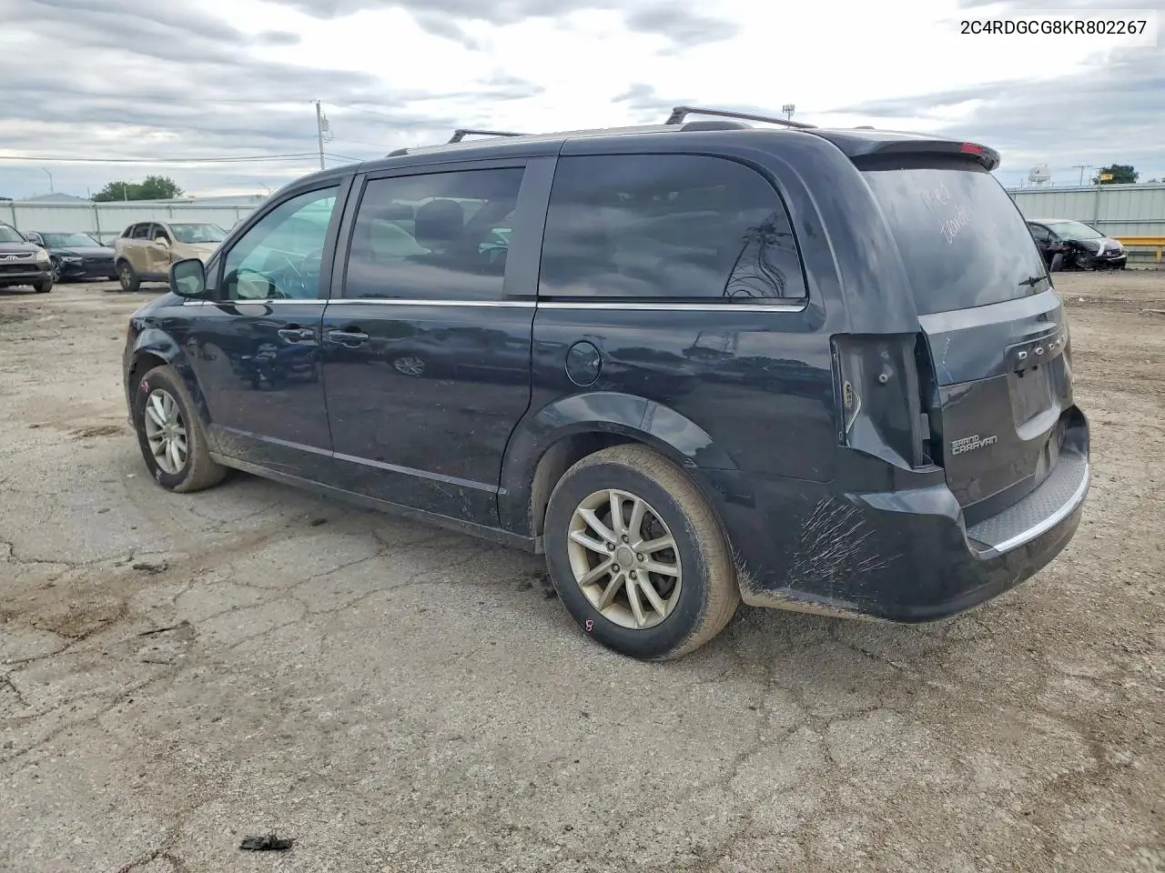 2019 Dodge Grand Caravan Sxt VIN: 2C4RDGCG8KR802267 Lot: 58096916