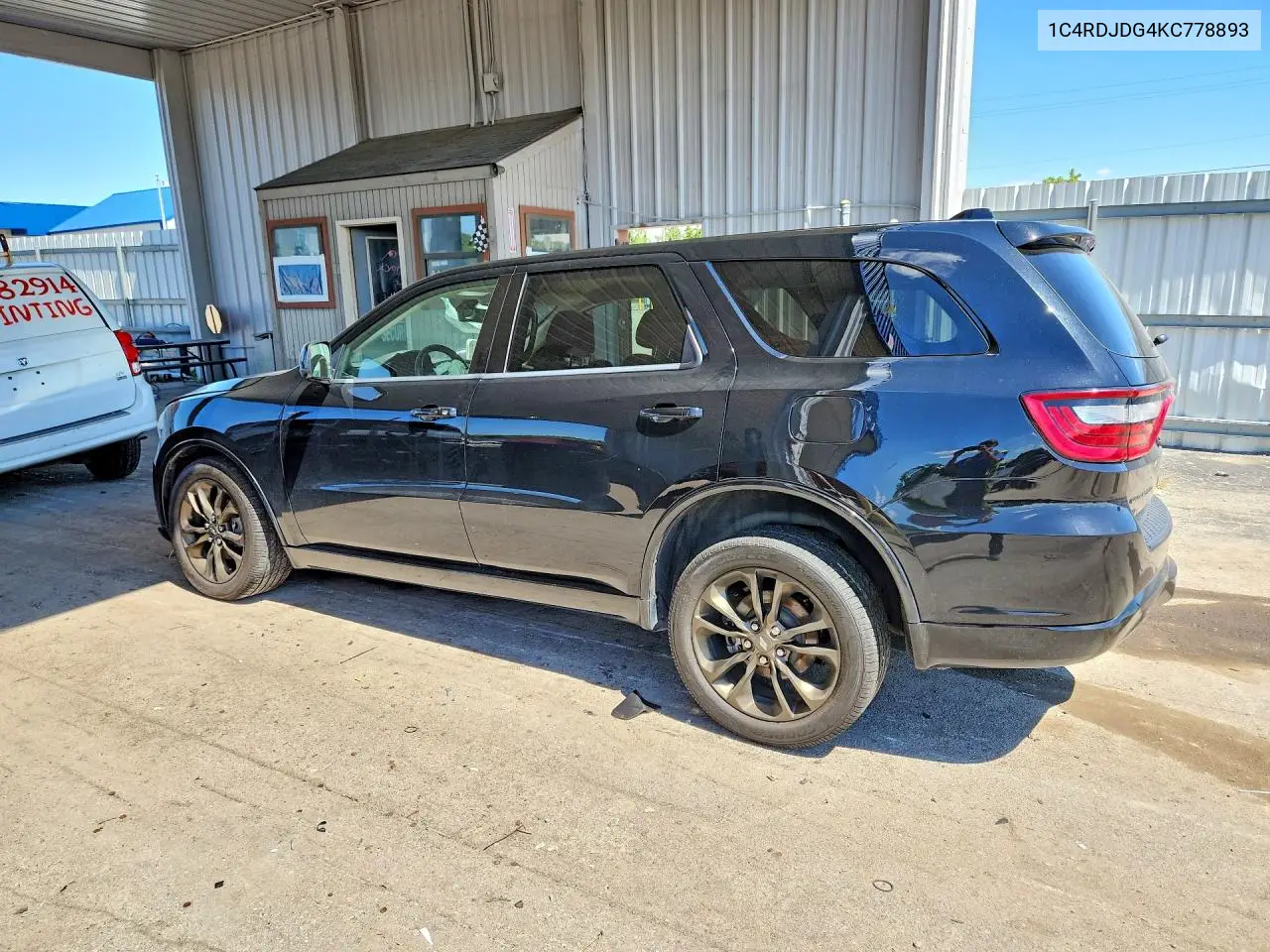 2019 Dodge Durango Gt VIN: 1C4RDJDG4KC778893 Lot: 58441326