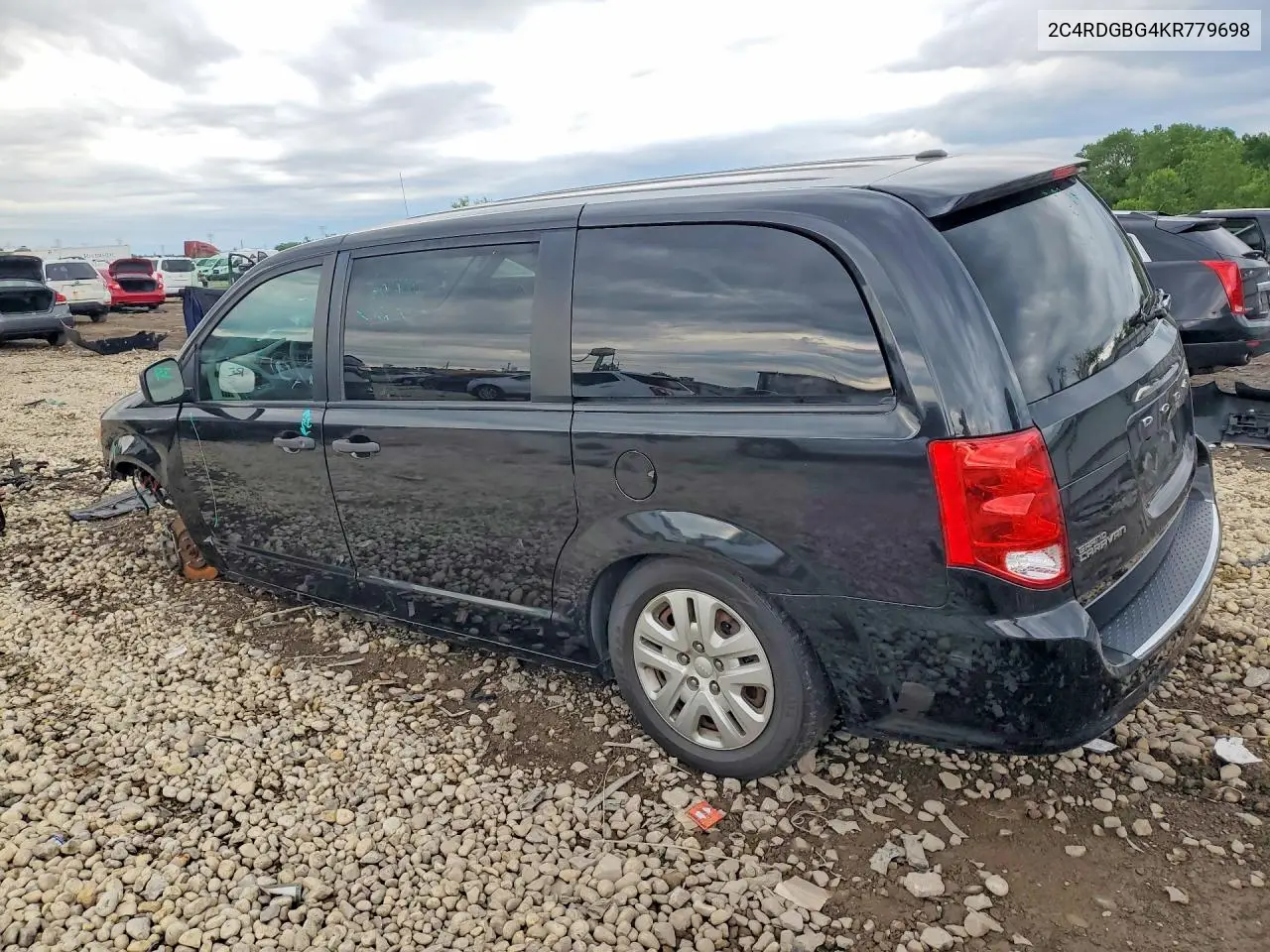 2019 Dodge Grand Caravan Se VIN: 2C4RDGBG4KR779698 Lot: 58579236