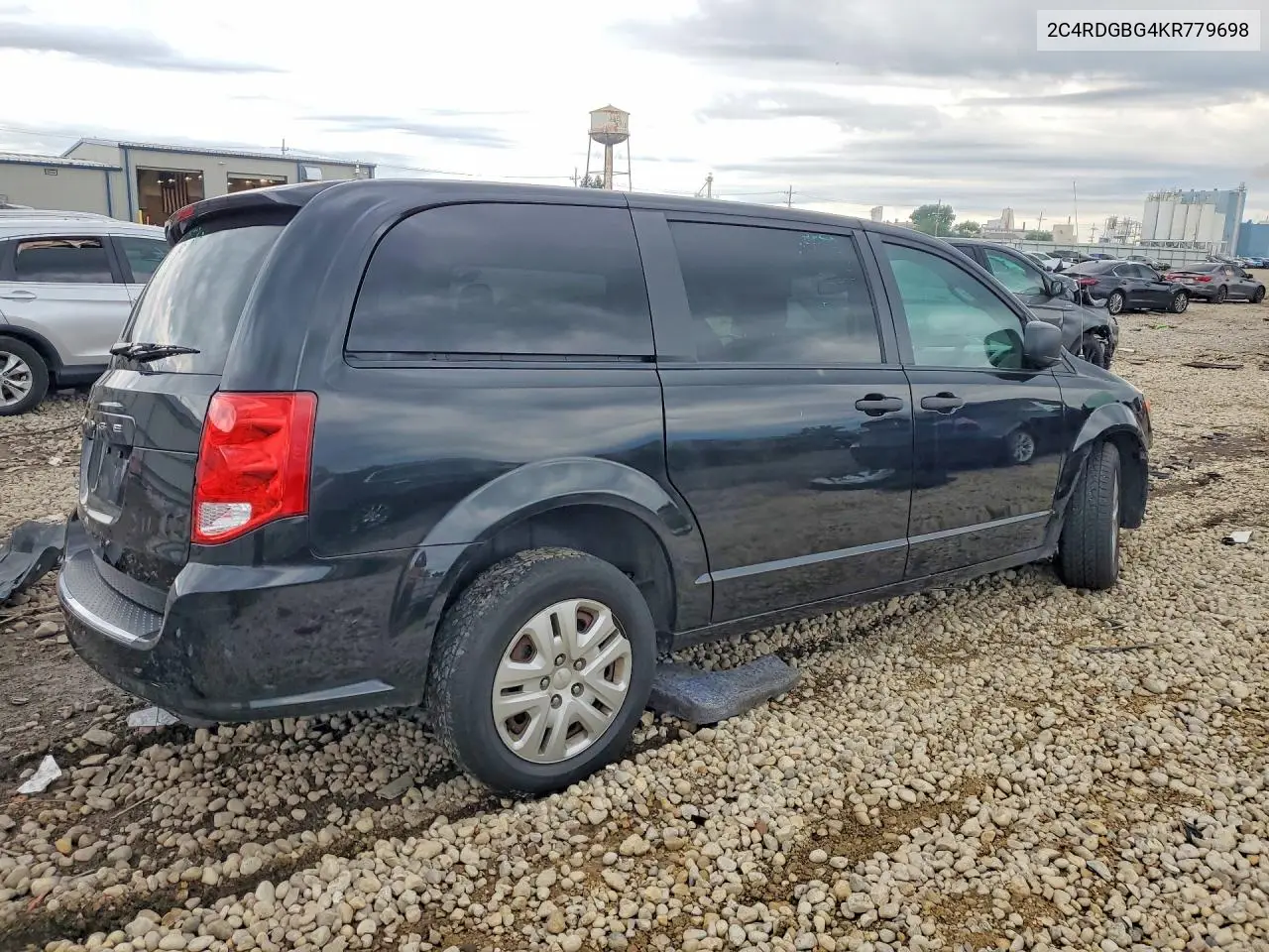 2019 Dodge Grand Caravan Se VIN: 2C4RDGBG4KR779698 Lot: 58579236