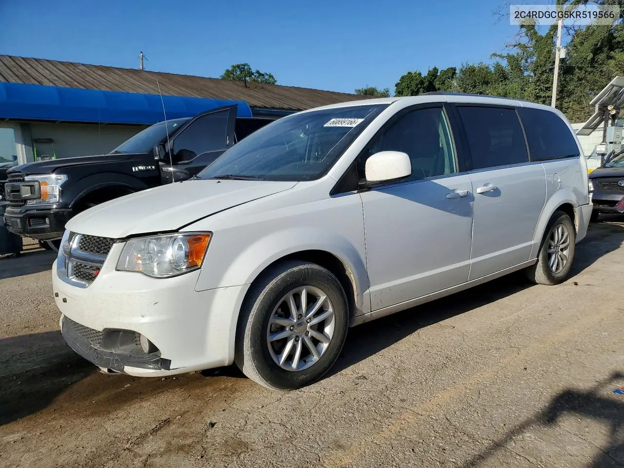 2019 Dodge Grand Caravan Sxt VIN: 2C4RDGCG5KR519566 Lot: 60899166