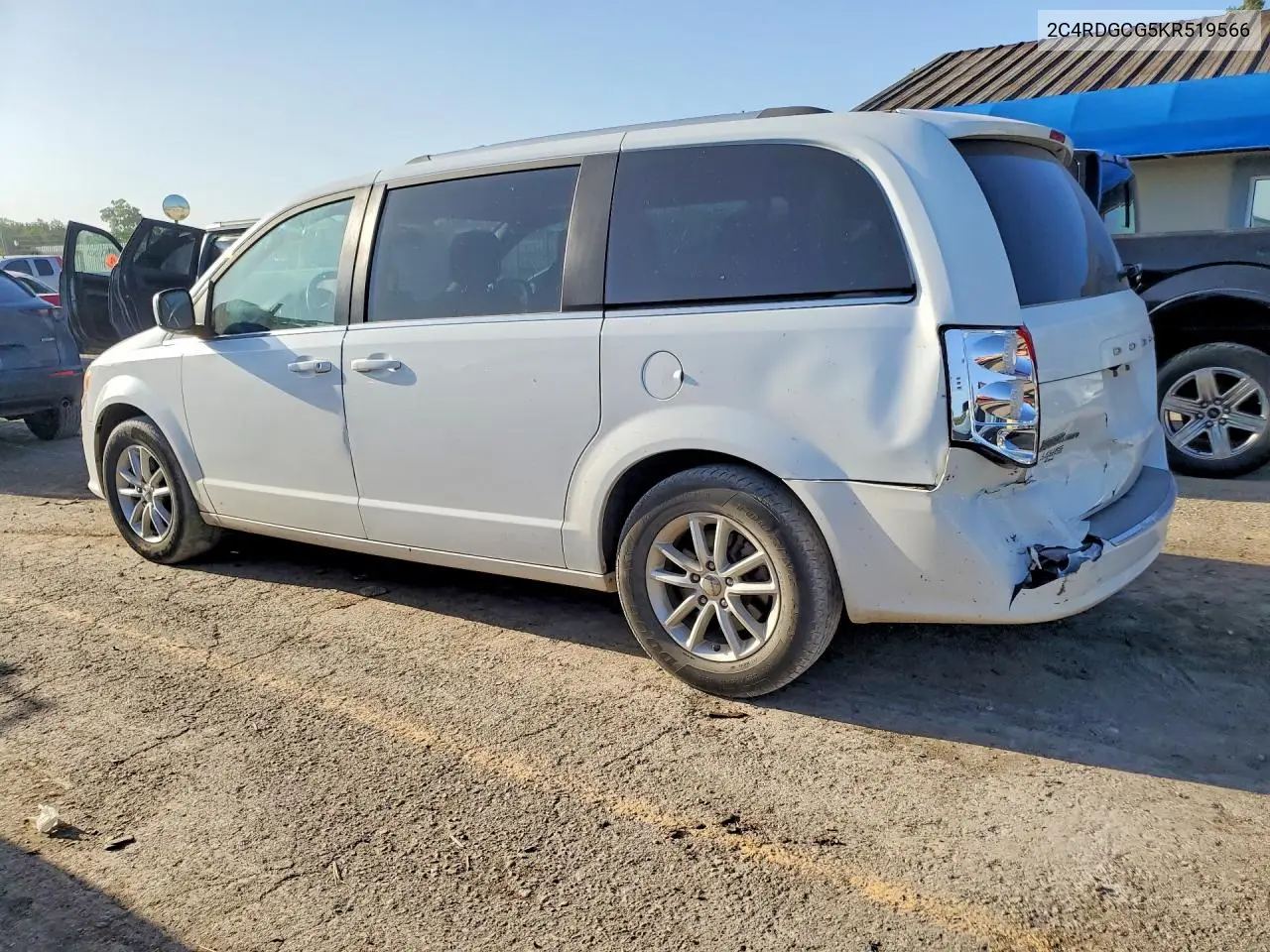 2019 Dodge Grand Caravan Sxt VIN: 2C4RDGCG5KR519566 Lot: 60899166