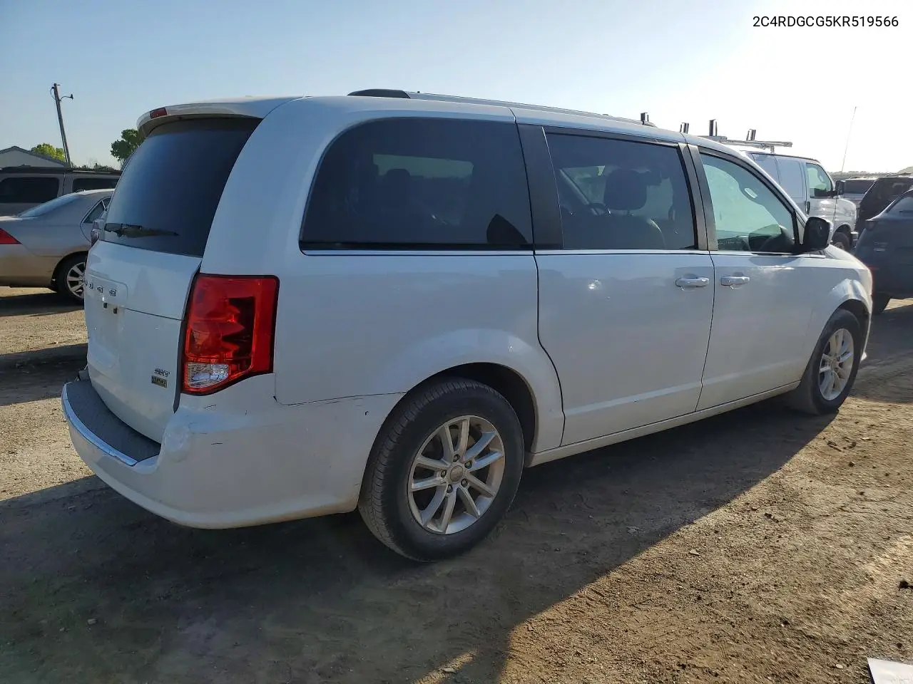 2019 Dodge Grand Caravan Sxt VIN: 2C4RDGCG5KR519566 Lot: 60899166