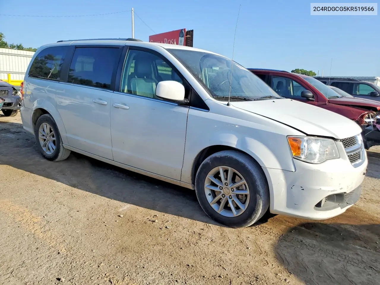 2019 Dodge Grand Caravan Sxt VIN: 2C4RDGCG5KR519566 Lot: 60899166