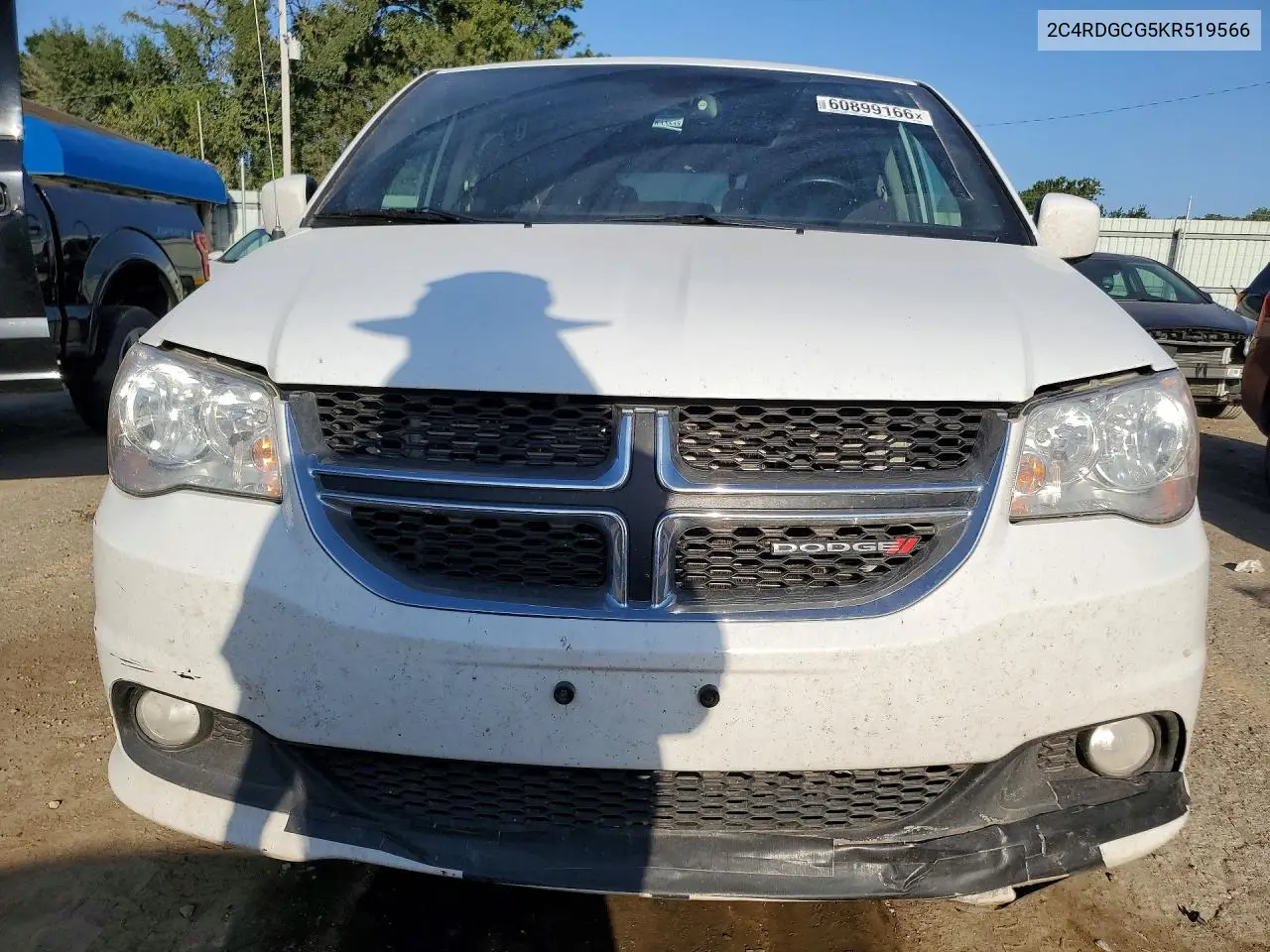 2019 Dodge Grand Caravan Sxt VIN: 2C4RDGCG5KR519566 Lot: 60899166