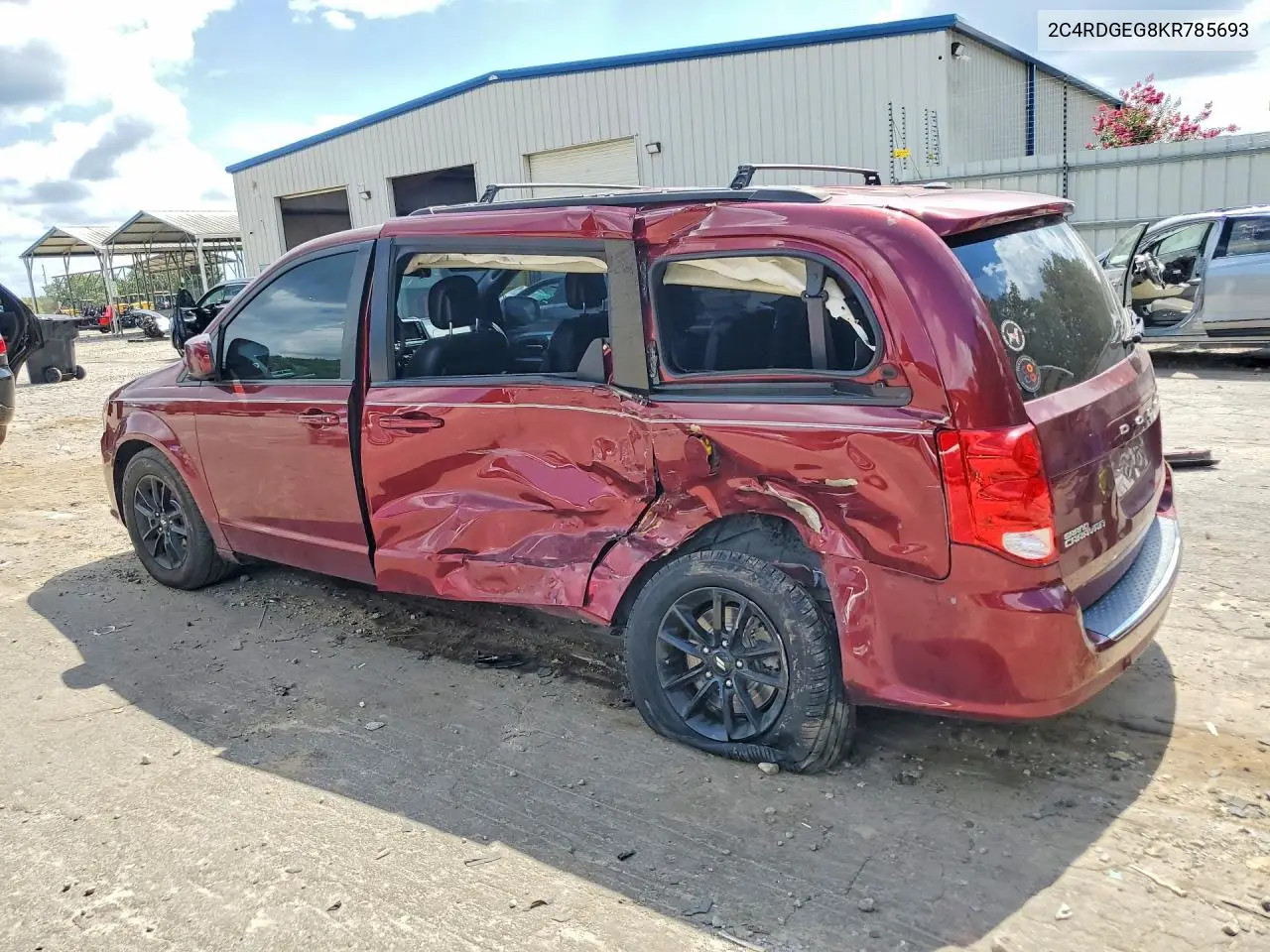 2019 Dodge Grand Caravan Gt VIN: 2C4RDGEG8KR785693 Lot: 61155436