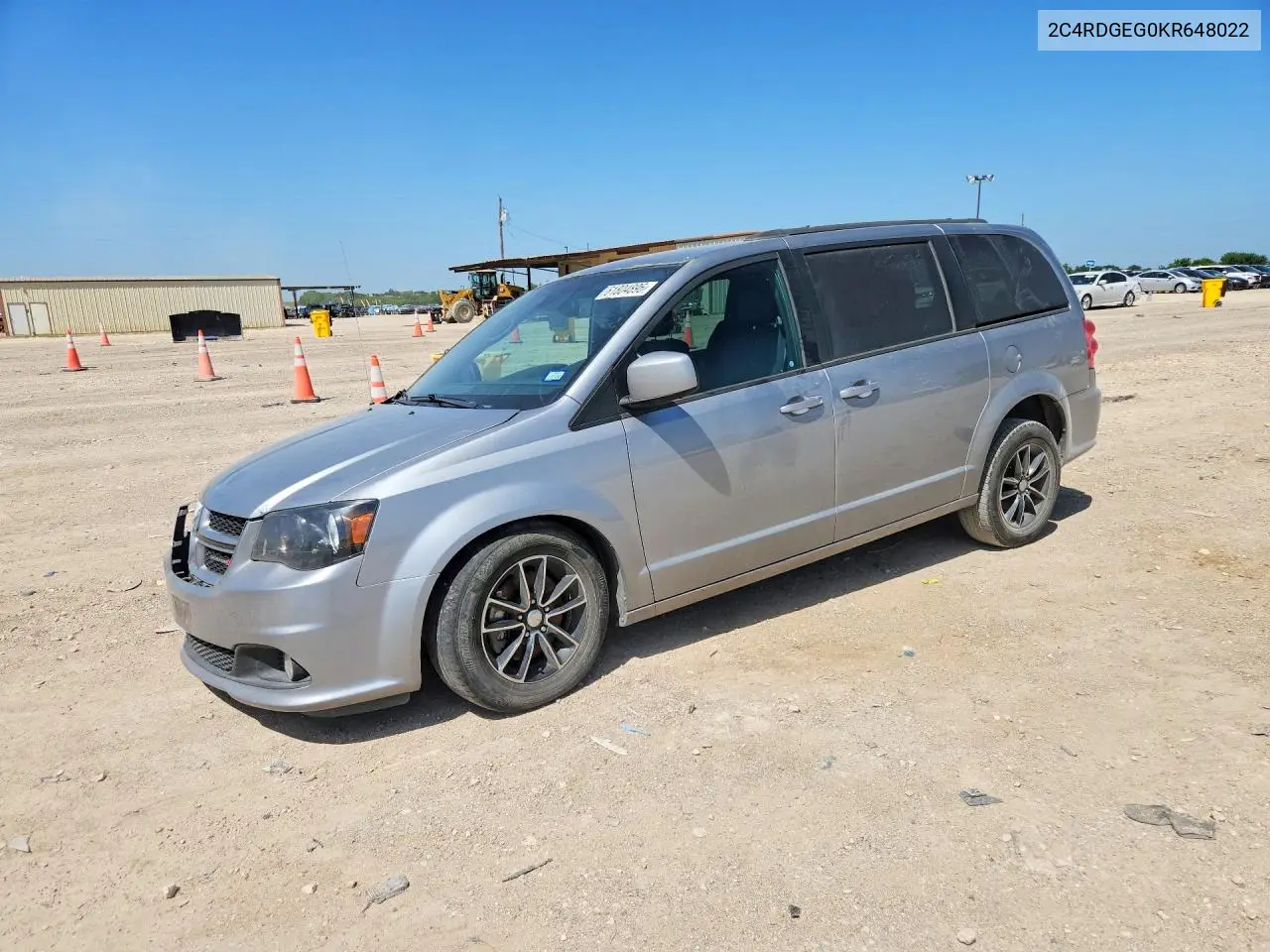 2019 Dodge Grand Caravan Gt VIN: 2C4RDGEG0KR648022 Lot: 61804896