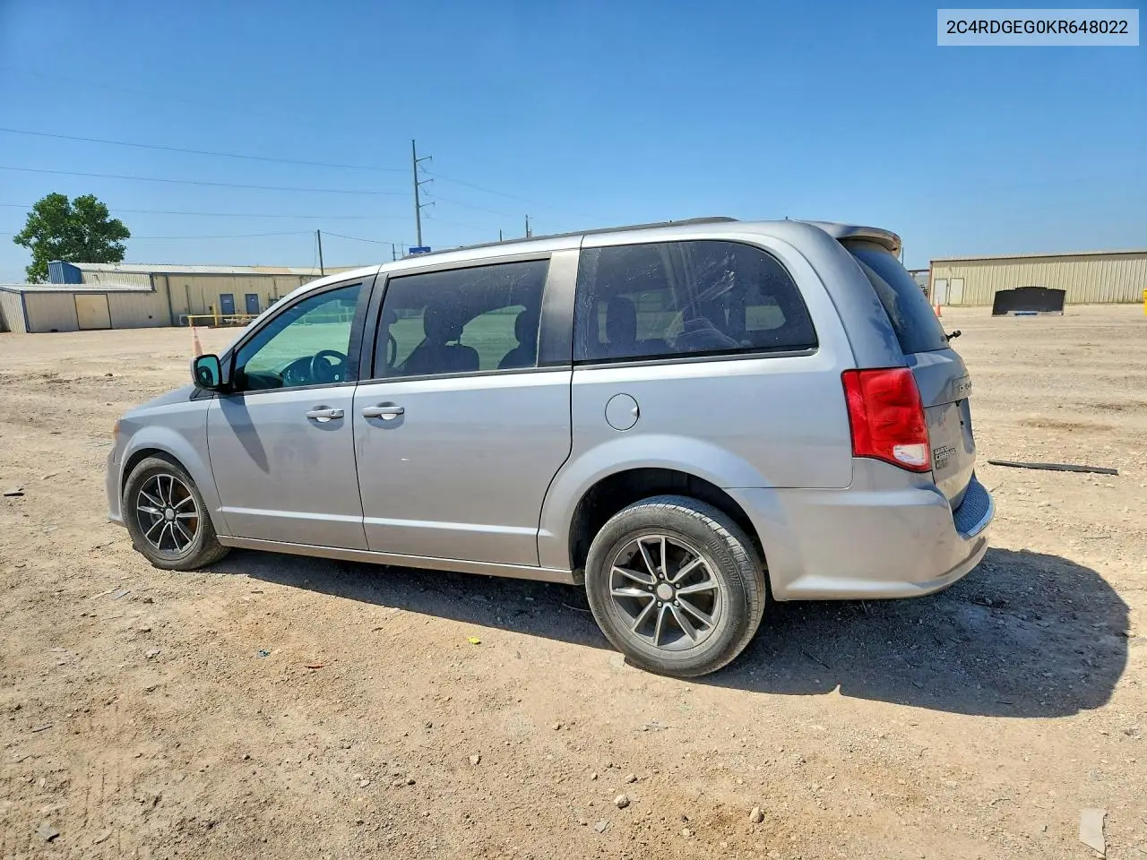 2019 Dodge Grand Caravan Gt VIN: 2C4RDGEG0KR648022 Lot: 61804896