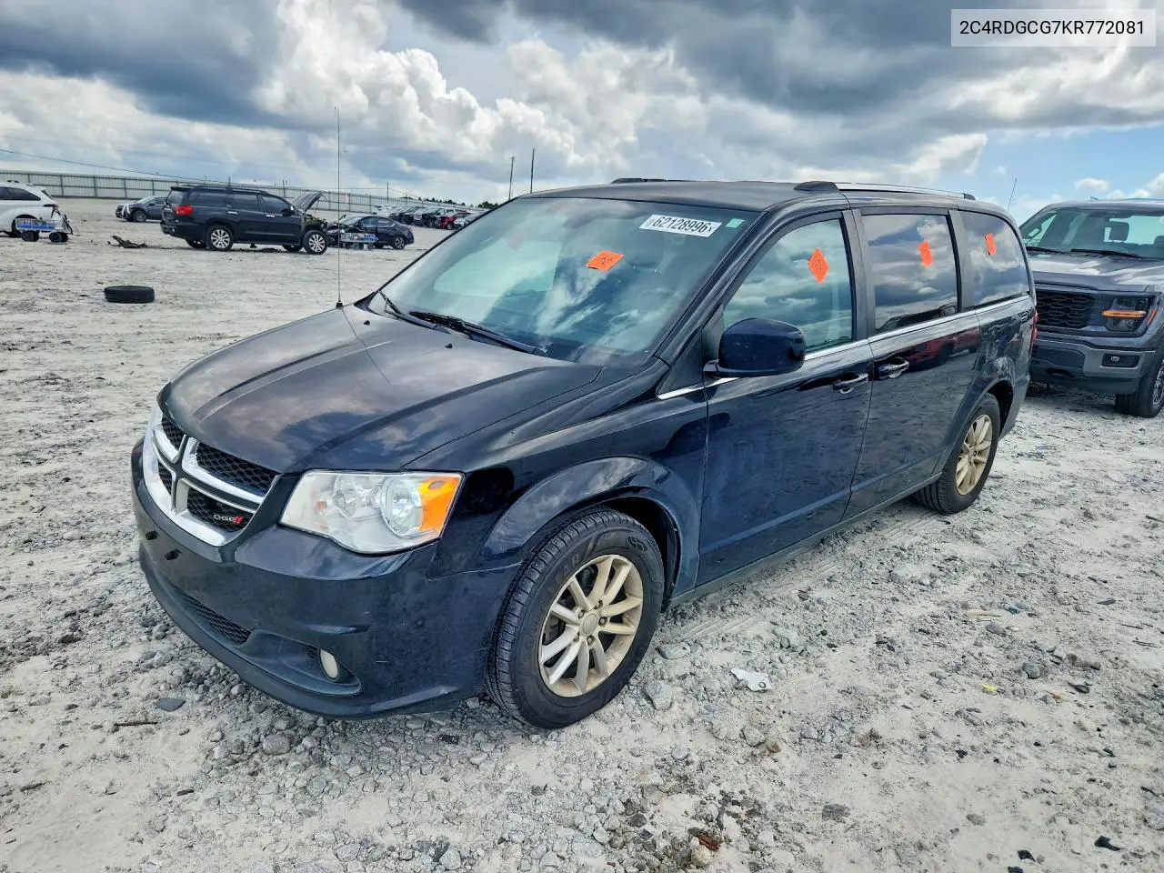 2019 Dodge Grand Caravan Sxt VIN: 2C4RDGCG7KR772081 Lot: 62128996