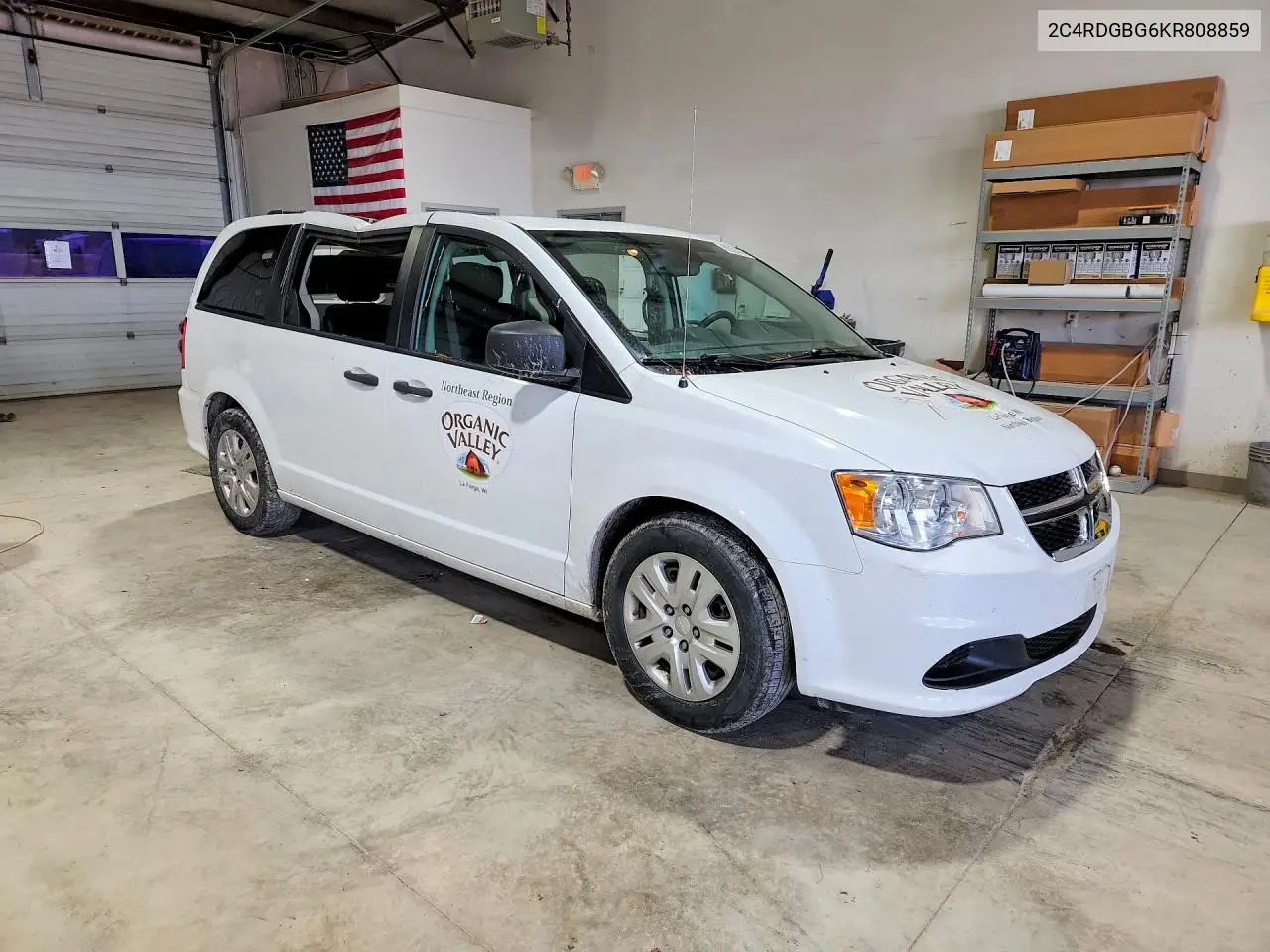 2019 Dodge Grand Caravan Se VIN: 2C4RDGBG6KR808859 Lot: 62224476
