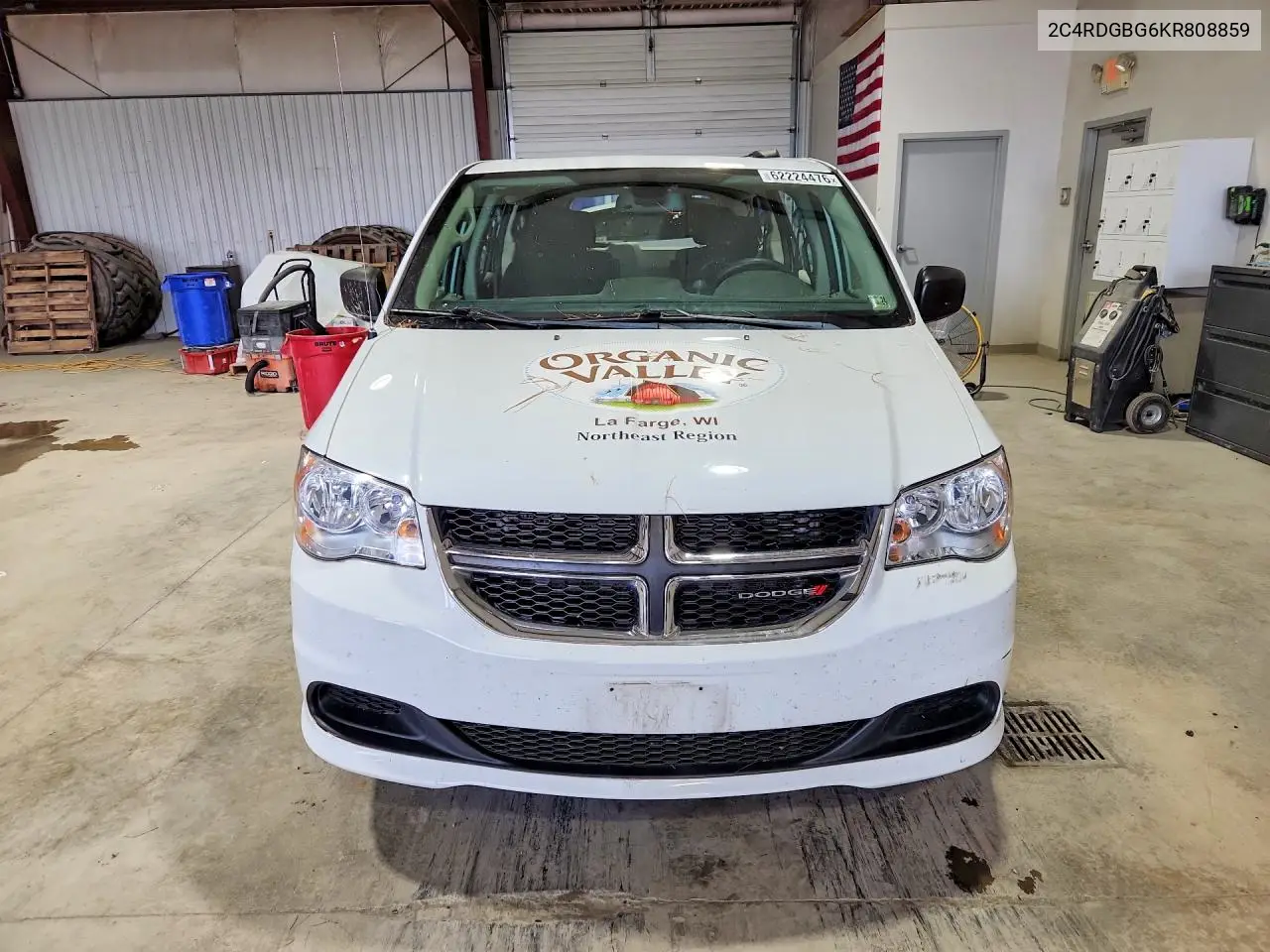 2019 Dodge Grand Caravan Se VIN: 2C4RDGBG6KR808859 Lot: 62224476