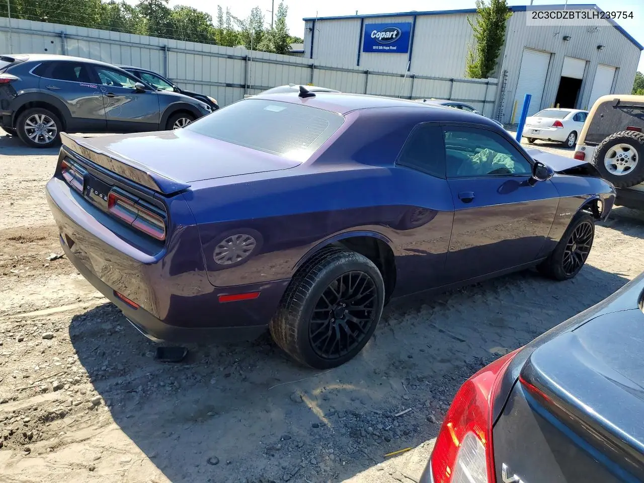 2020 Dodge Challenger R/T VIN: 2C3CDZBT3LH239754 Lot: 58320006